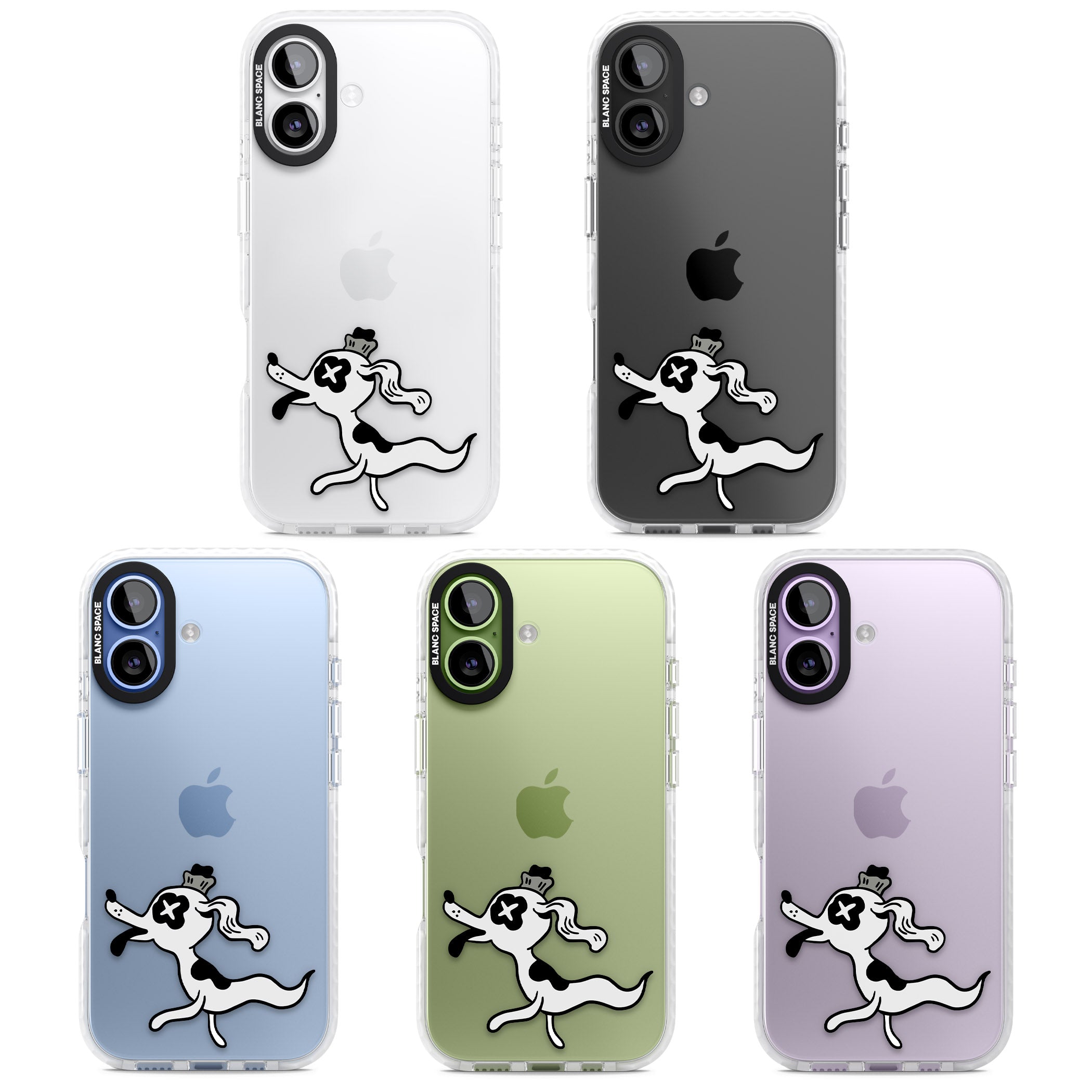 Dog Spirit iPhone 17 Impact Clear Phone Case APT Impact Protection