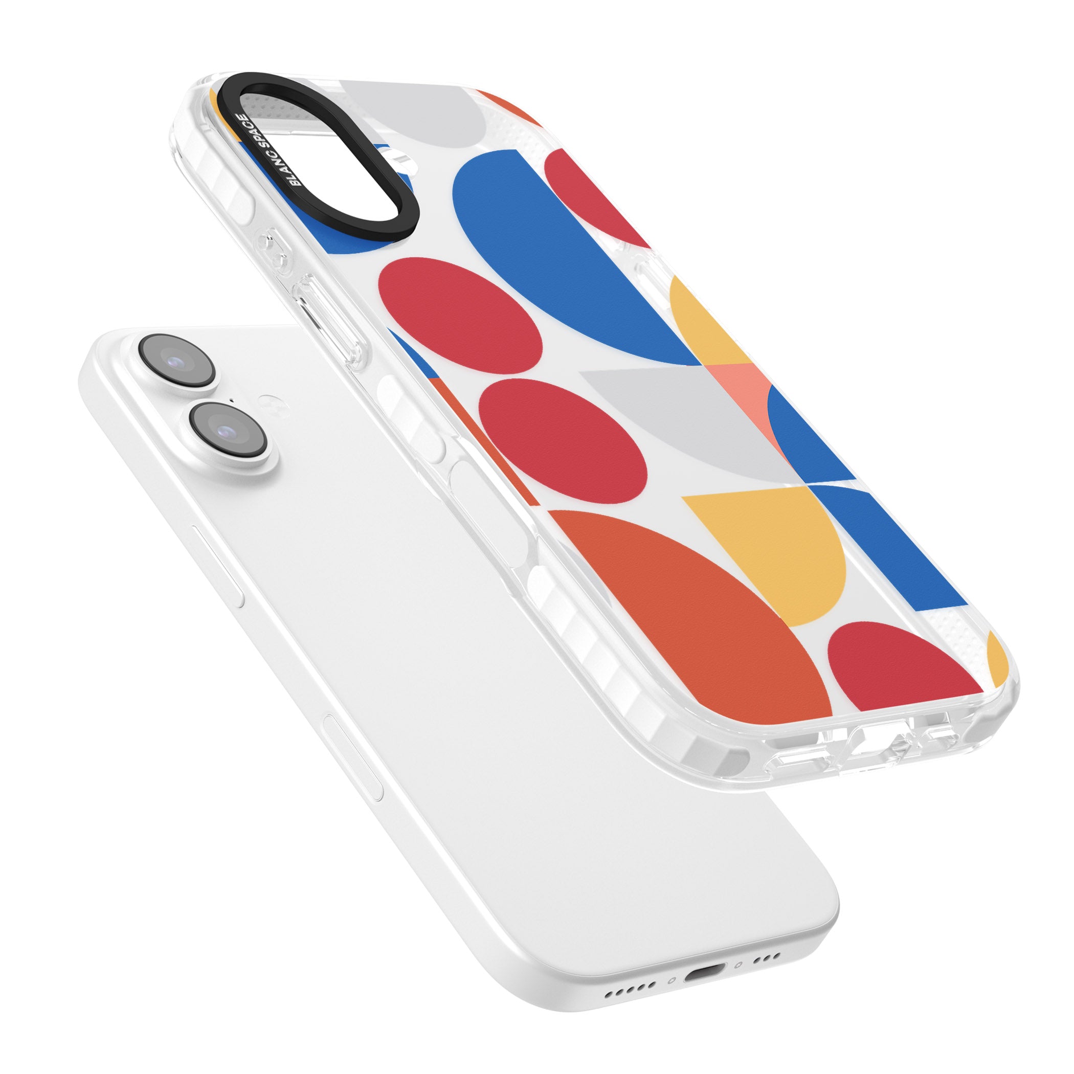Abstract Colorful Geometric iPhone 17 Impact Clear Phone Case Colours