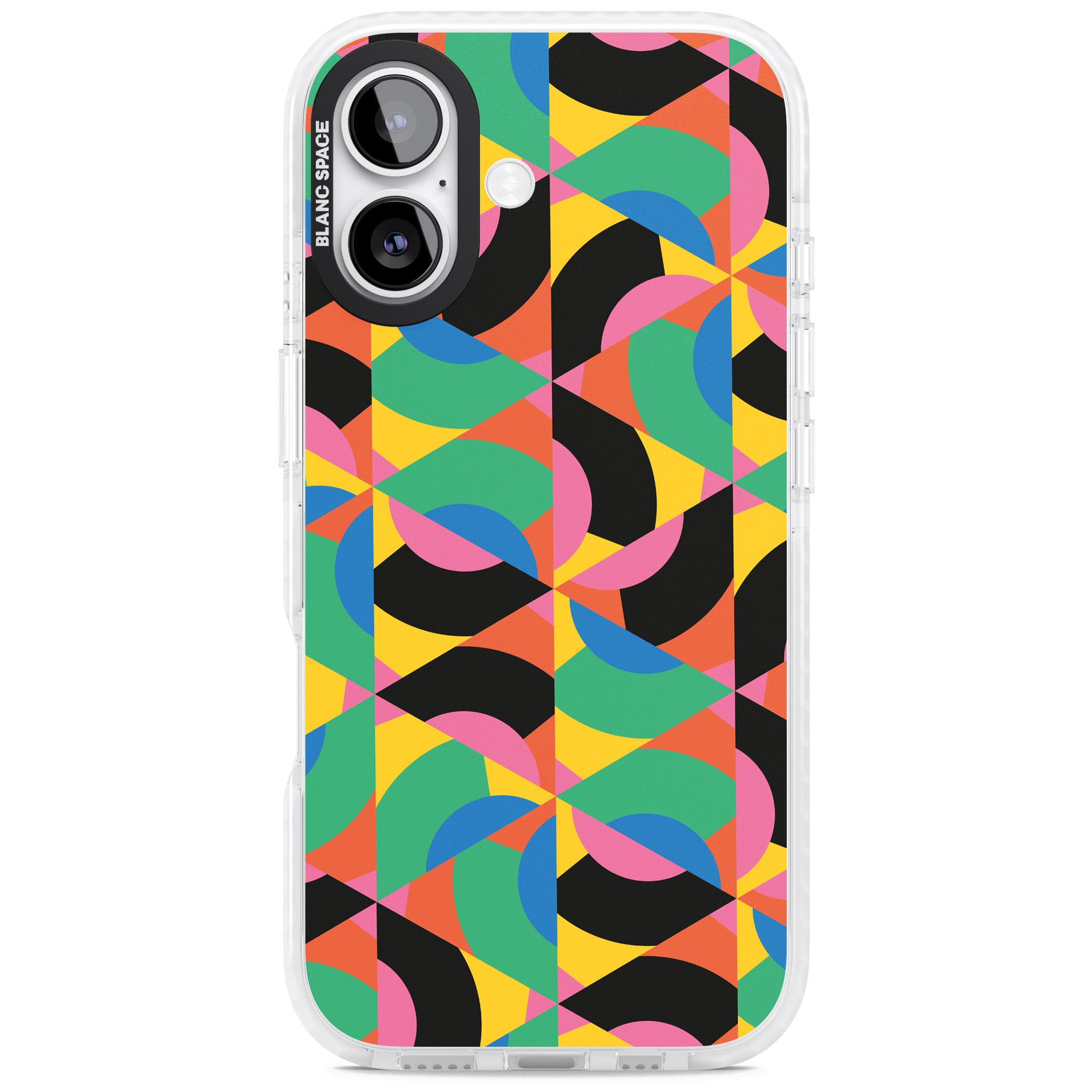 Abstract Carnival iPhone 17 Impact Clear Phone Case