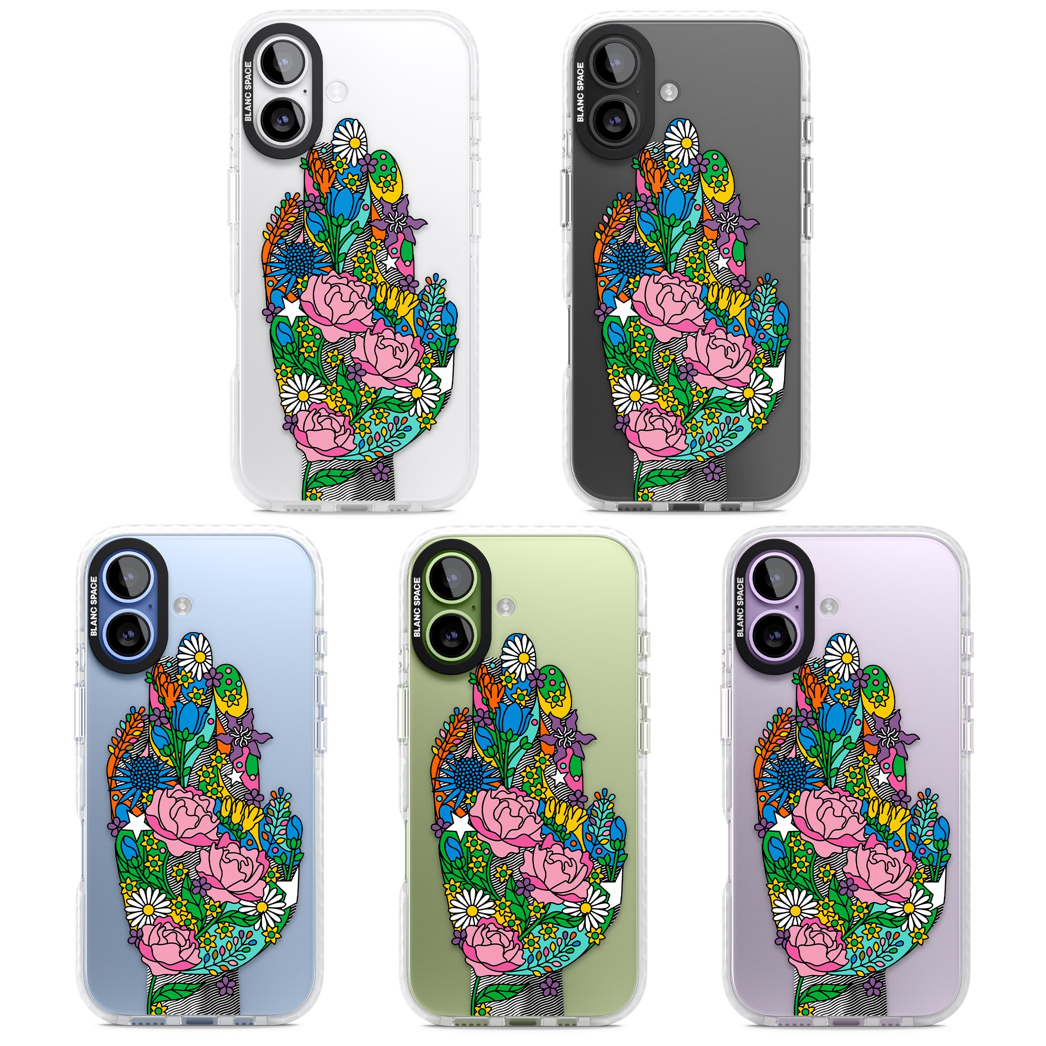 Garden Touch iPhone 17 Impact Clear Phone Case APT Impact Protection