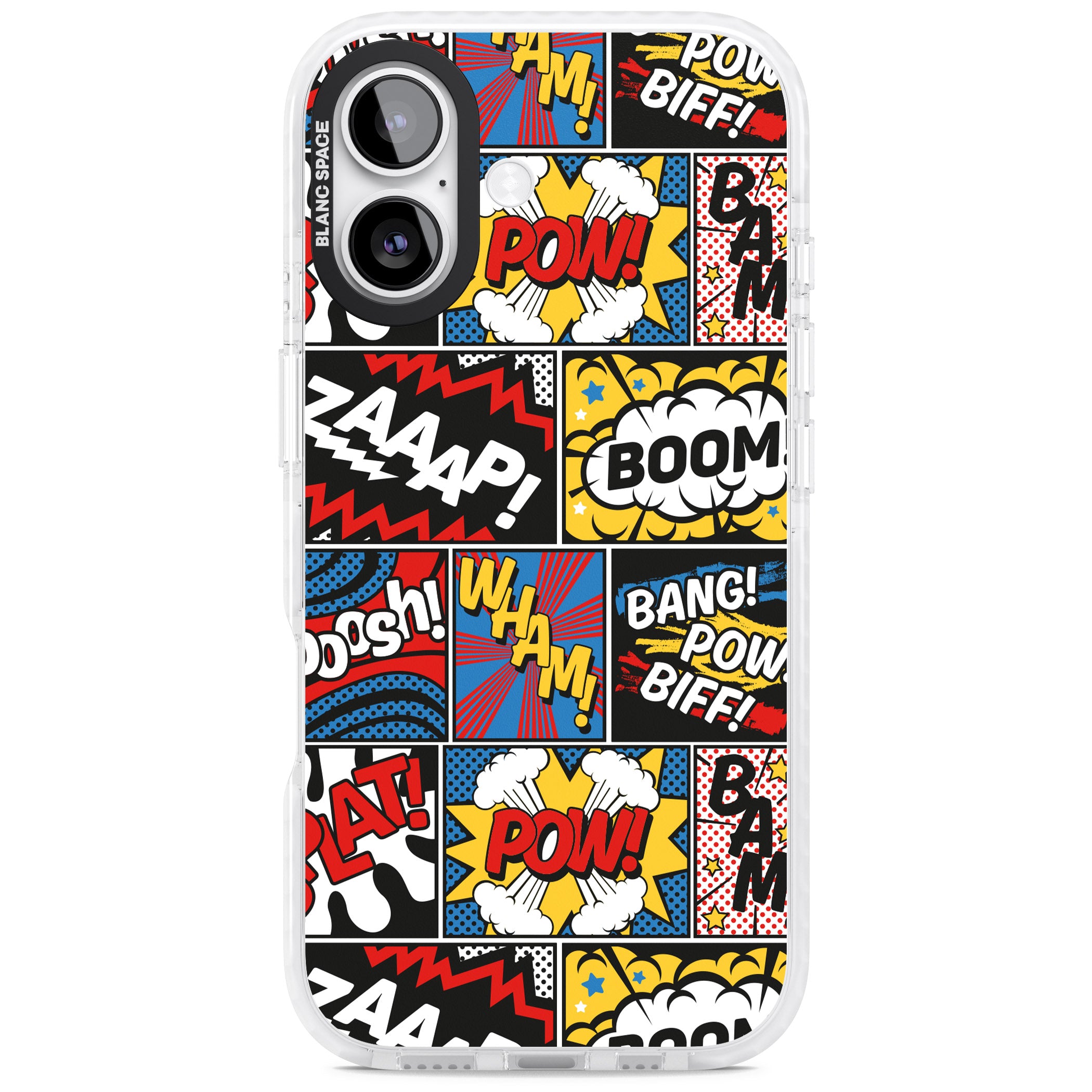 Onomatopoeia iPhone 17 Impact Clear Phone Case