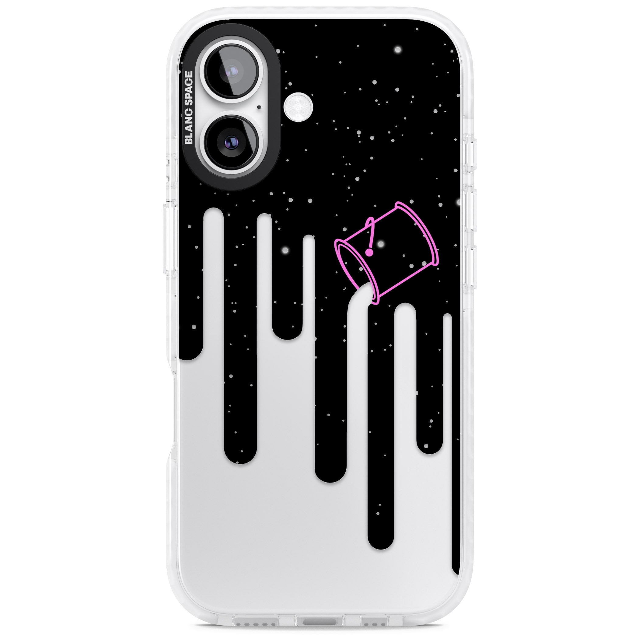 Cosmic Drip iPhone 17 Impact Clear Phone Case
