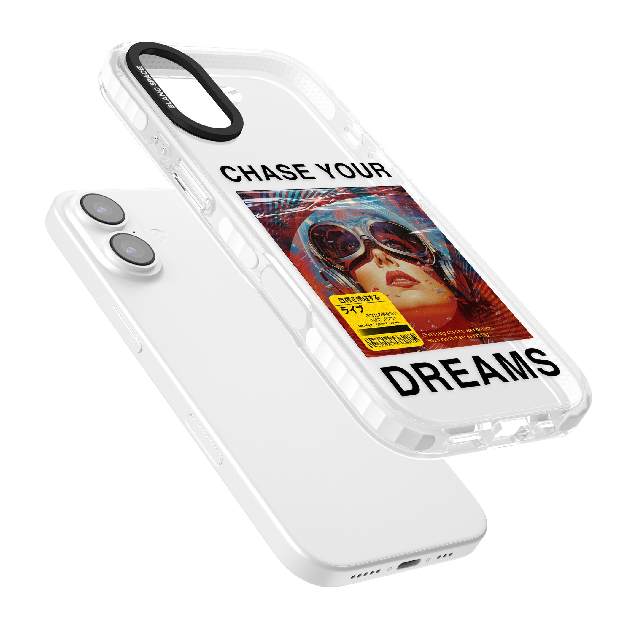 Chase Your Dreams iPhone 17 Impact Clear Phone Case Colours