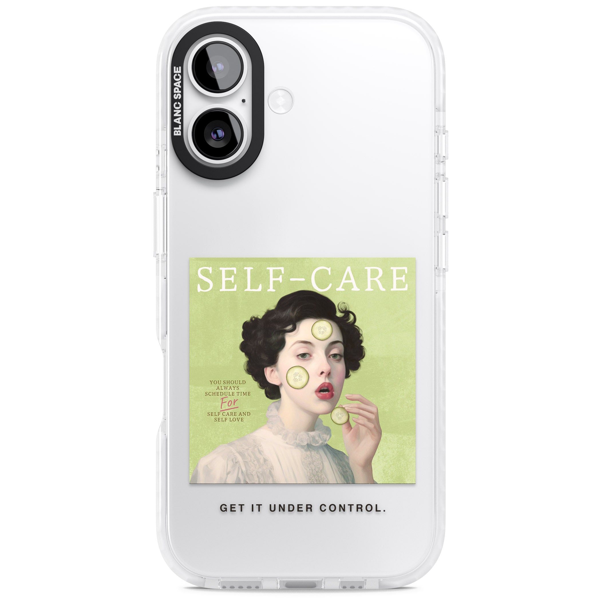 Self Care iPhone 17 Impact Clear Phone Case
