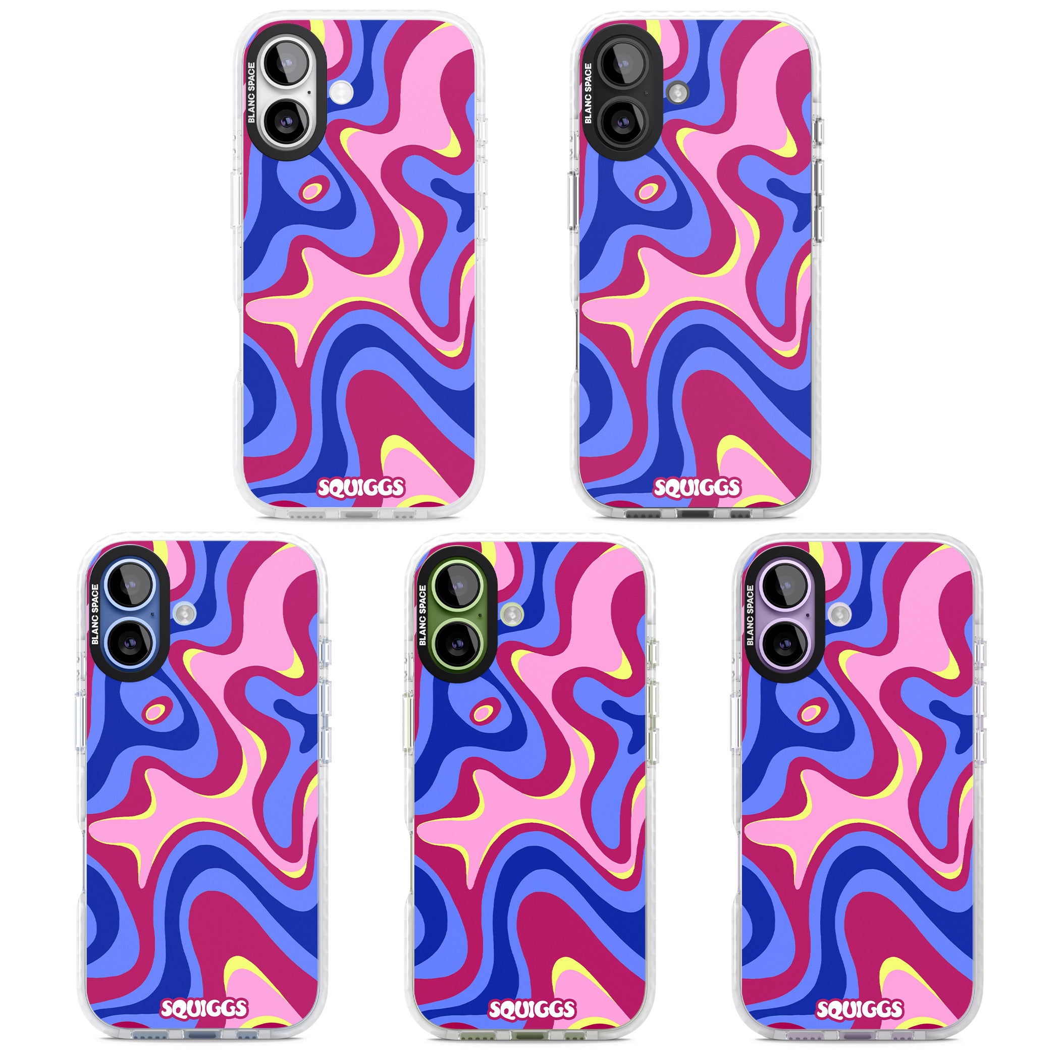 Blue Lava iPhone 17 Impact Clear Phone Case APT Impact Protection