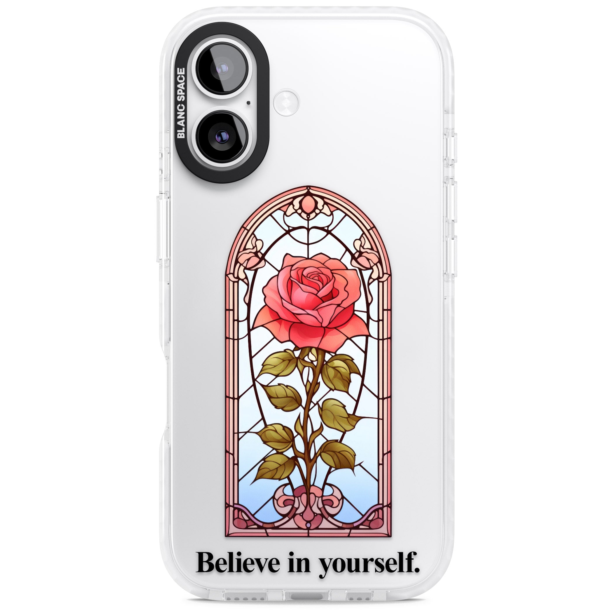 Believe In Yourself iPhone 17 Impact Clear Phone Case