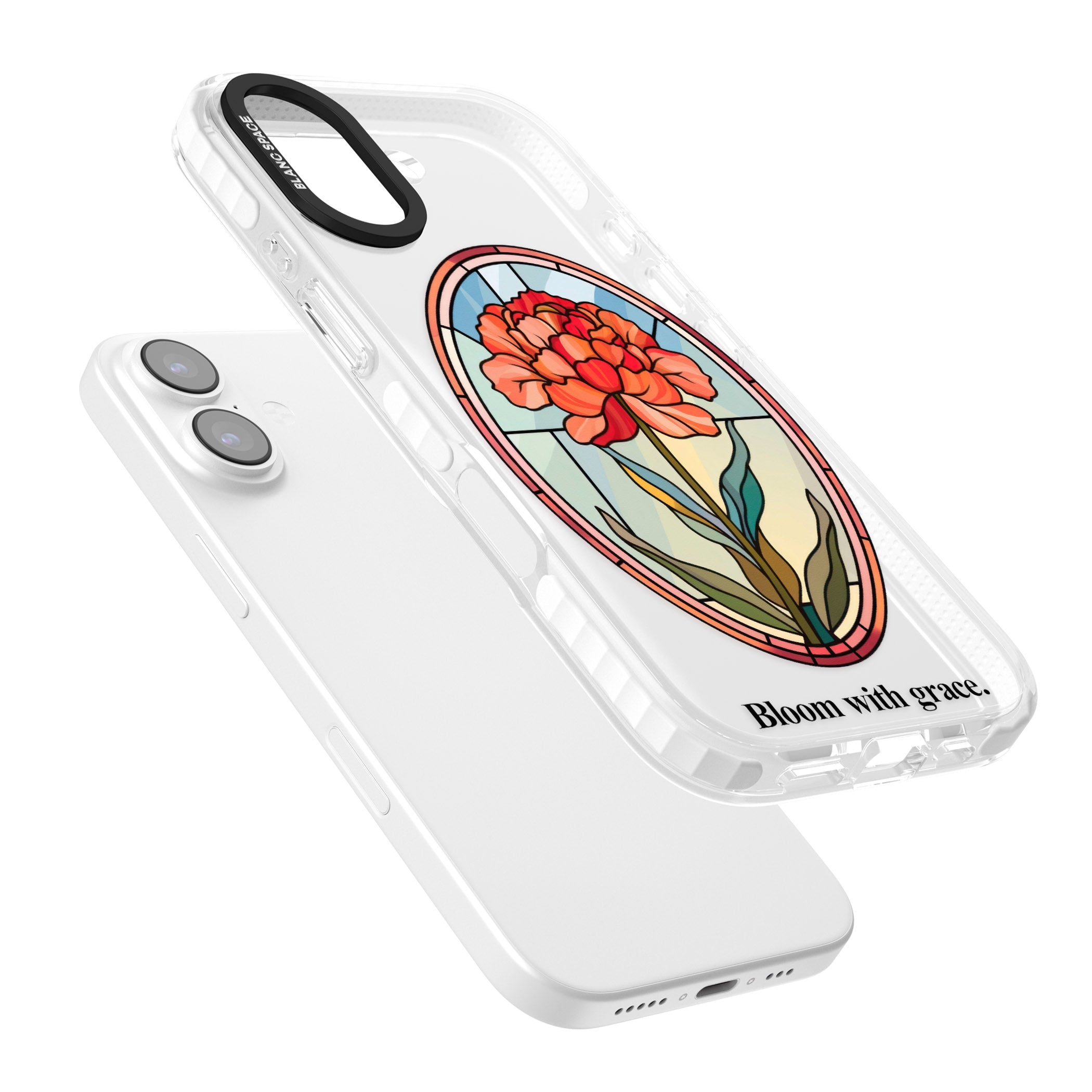 Bloom With Grace iPhone 17 Impact Clear Phone Case Colours