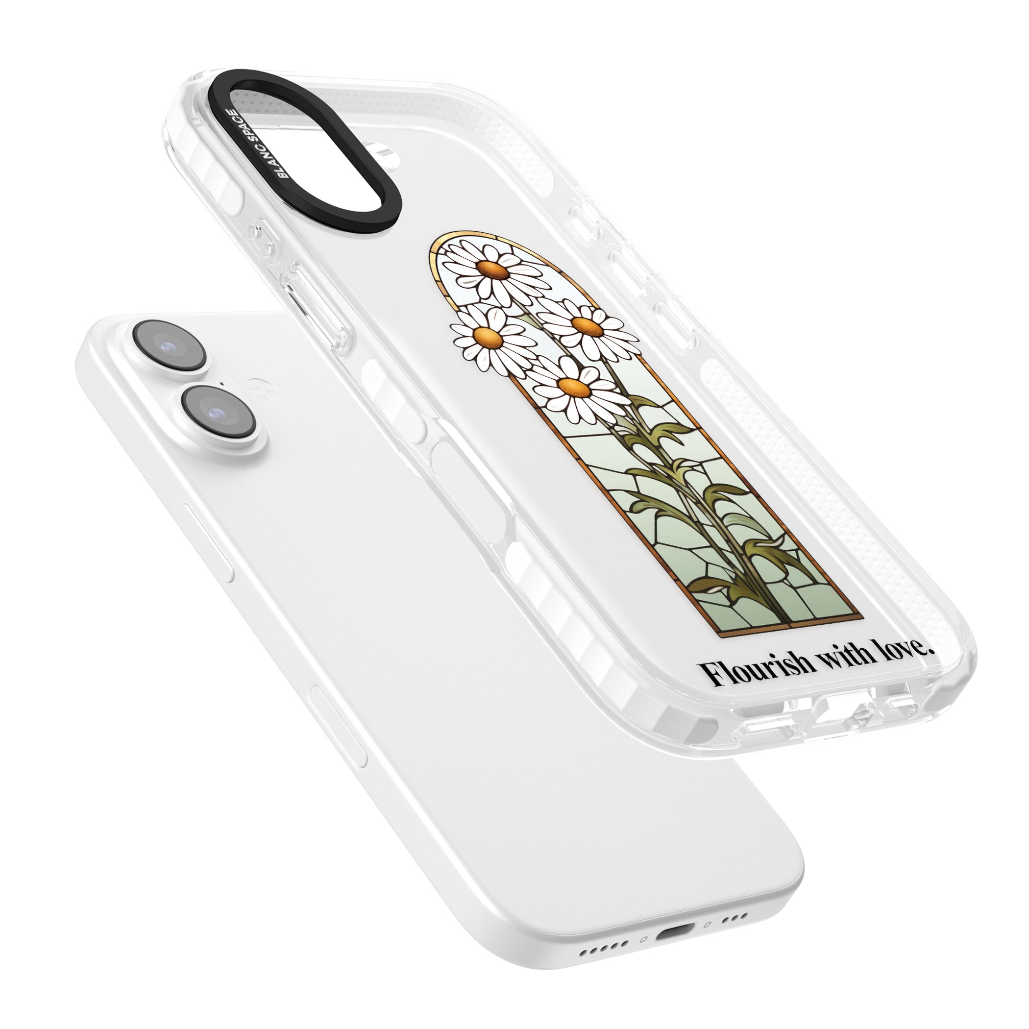 Flourish With Love iPhone 17 Impact Clear Phone Case Colours