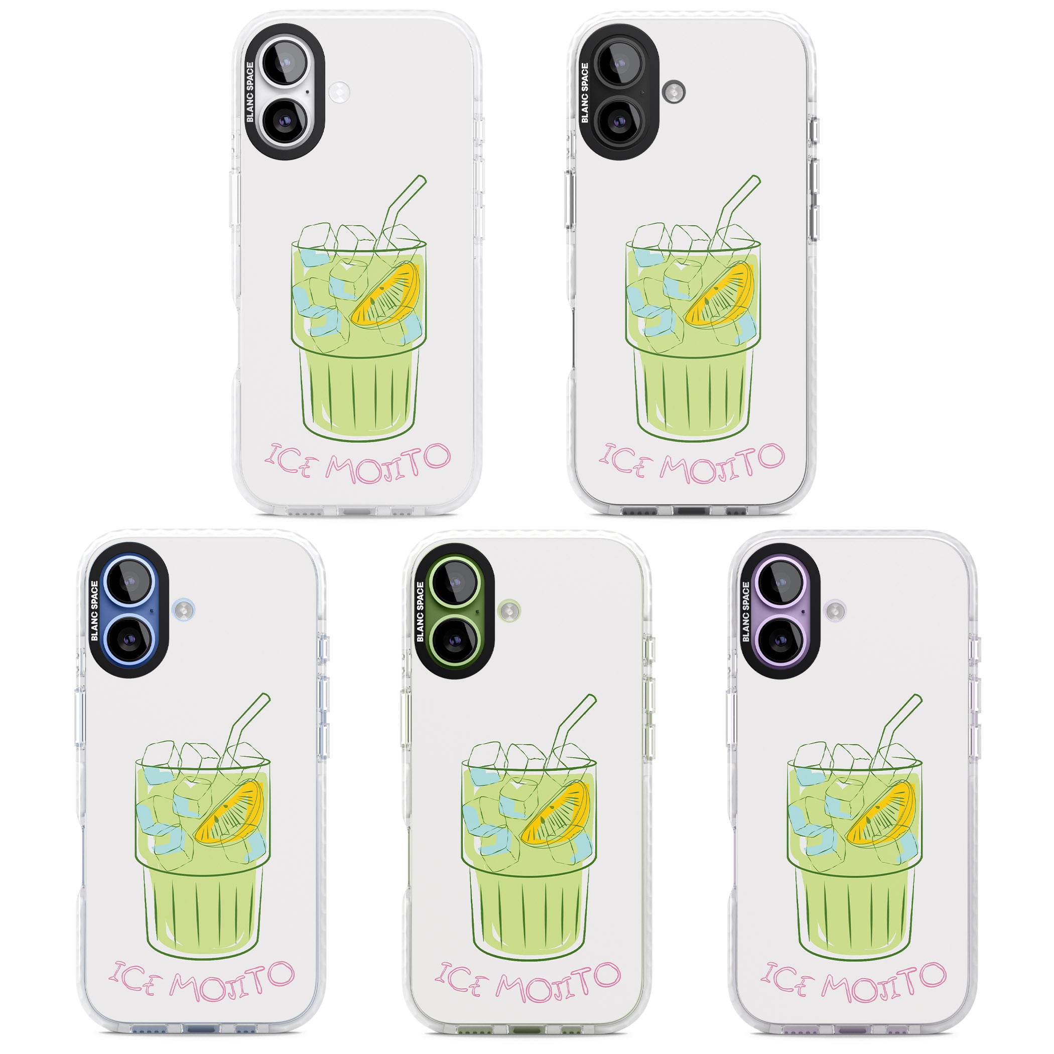 Ice Mojito iPhone 17 Impact Clear Phone Case APT Impact Protection