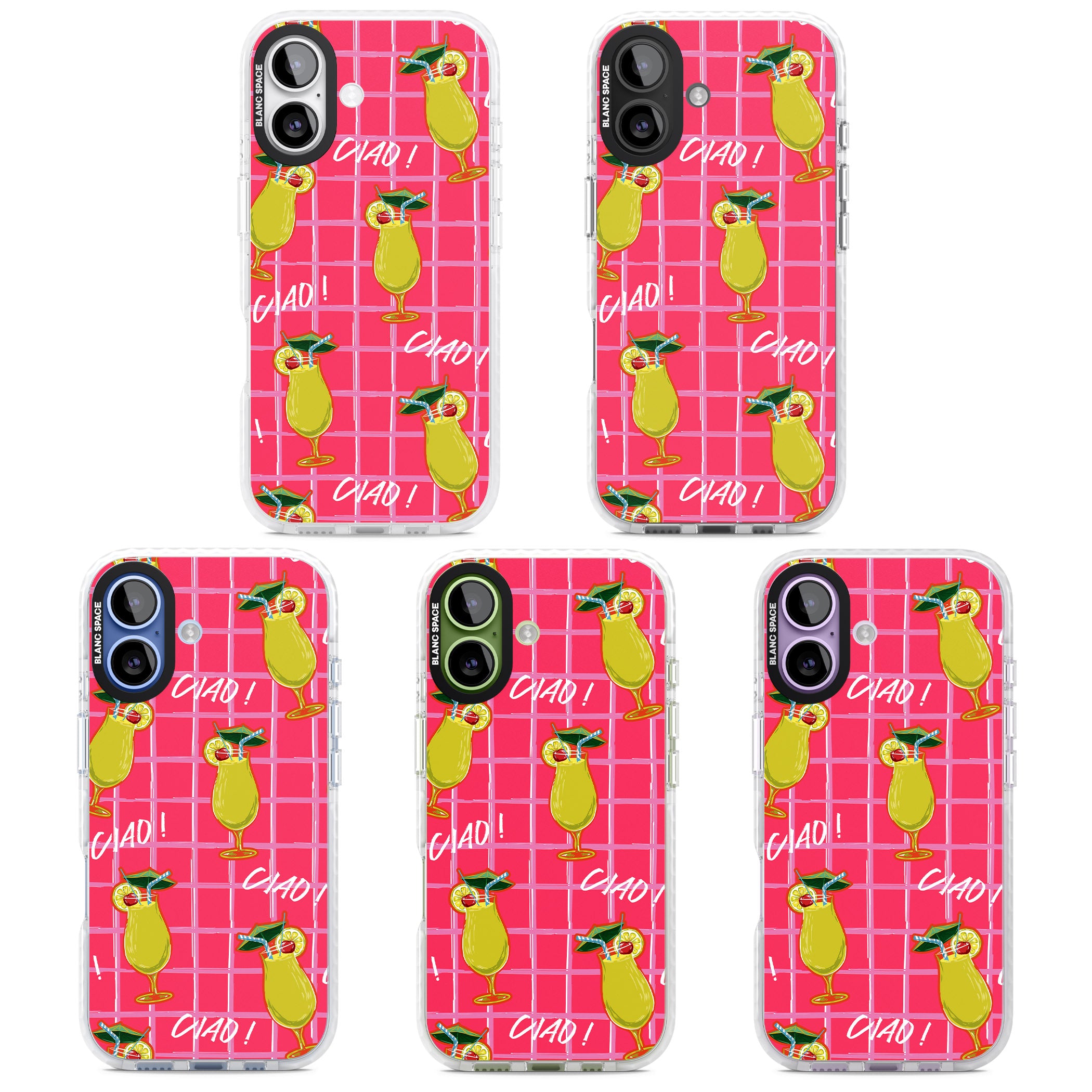Ciao Lemons iPhone 17 Impact Clear Phone Case APT Impact Protection