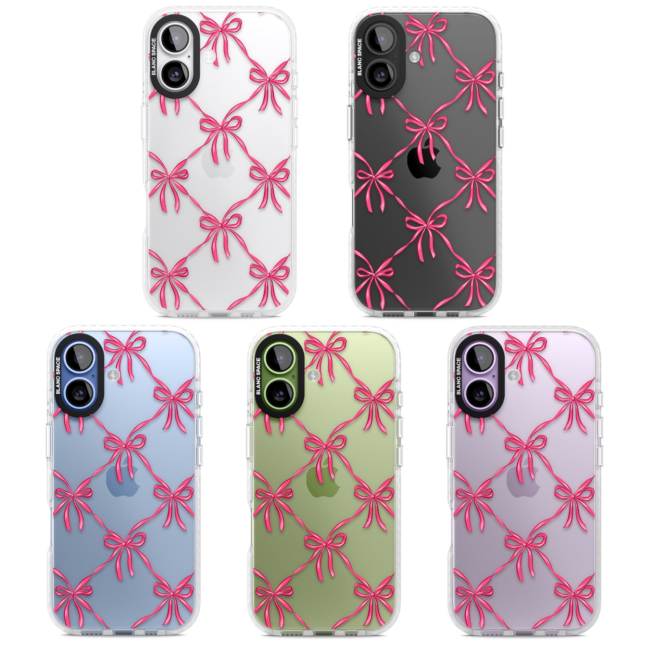 Bow Knots iPhone 17 Impact Clear Phone Case APT Impact Protection