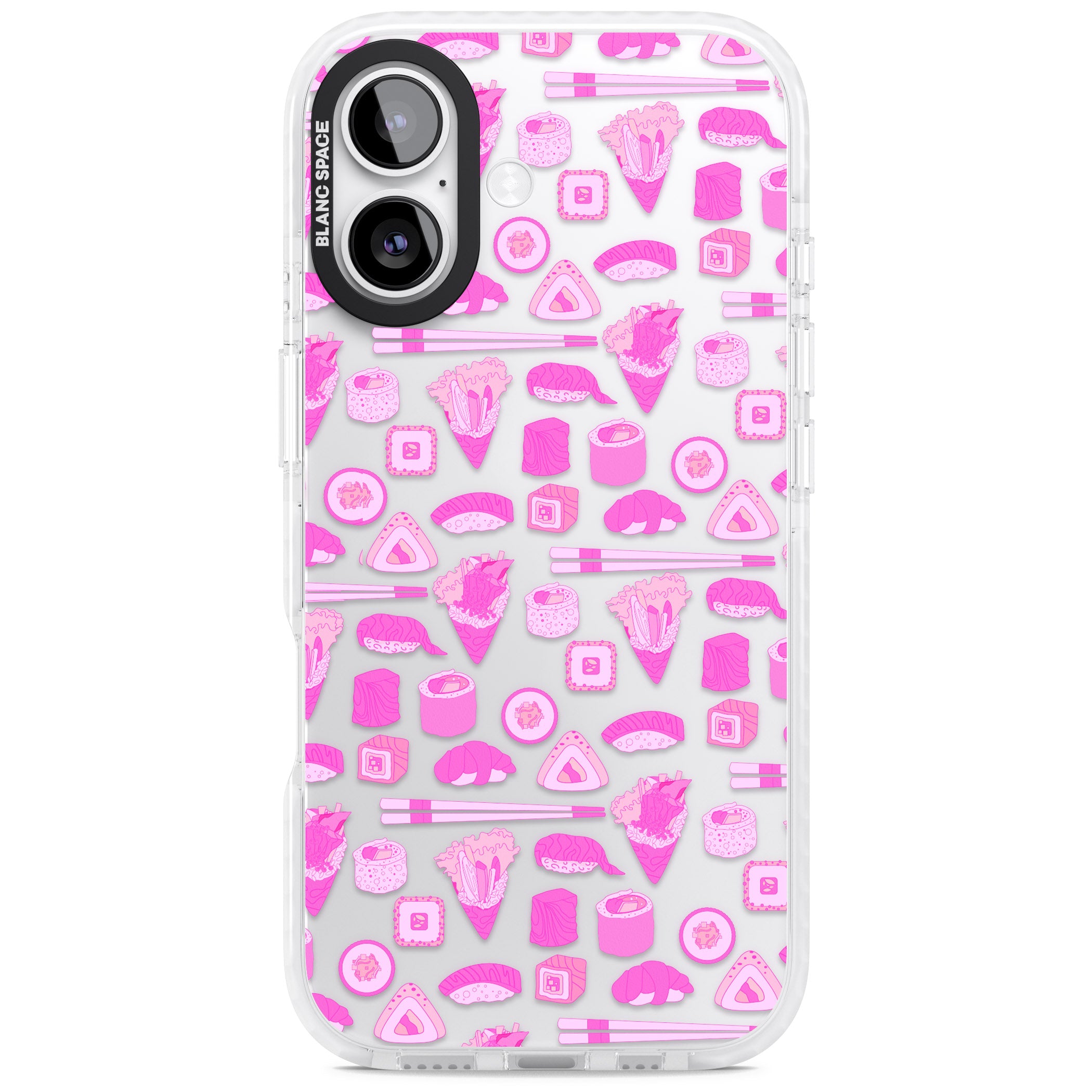 Pink Sushi Pop iPhone 17 Impact Clear Phone Case