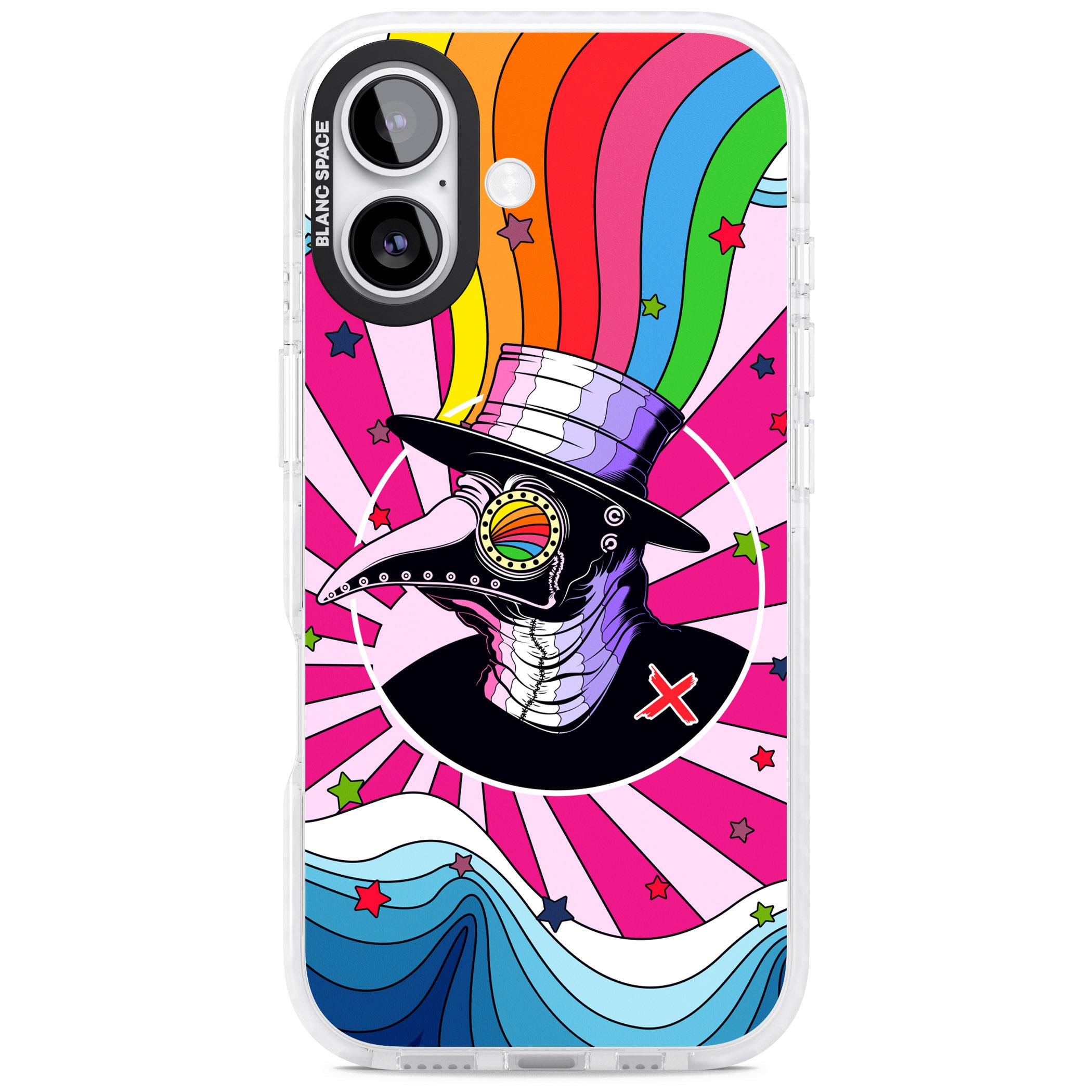 Plague Doctor Passion iPhone 17 Impact Clear Phone Case