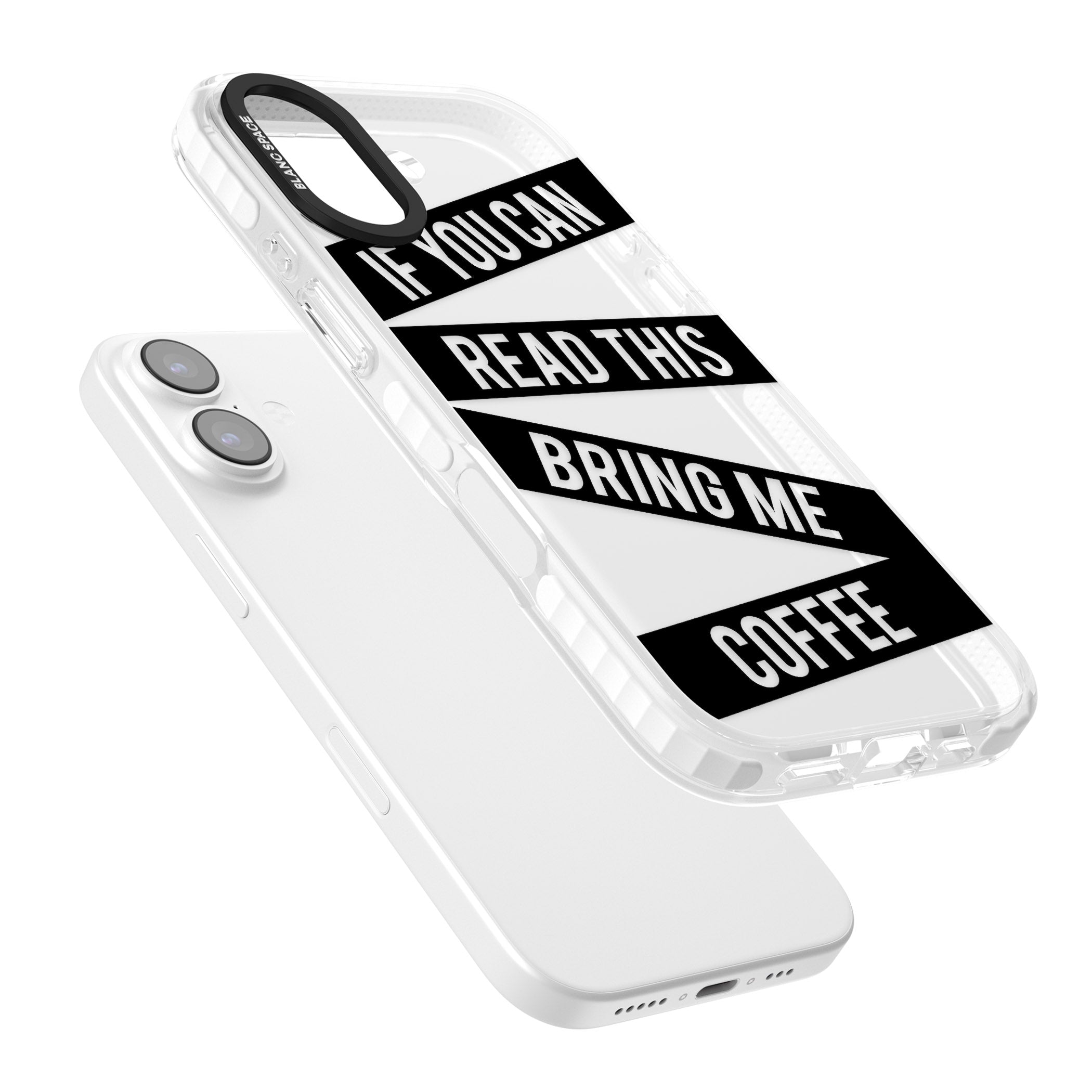 Bring Me Coffee iPhone 17 Impact Clear Phone Case Colours