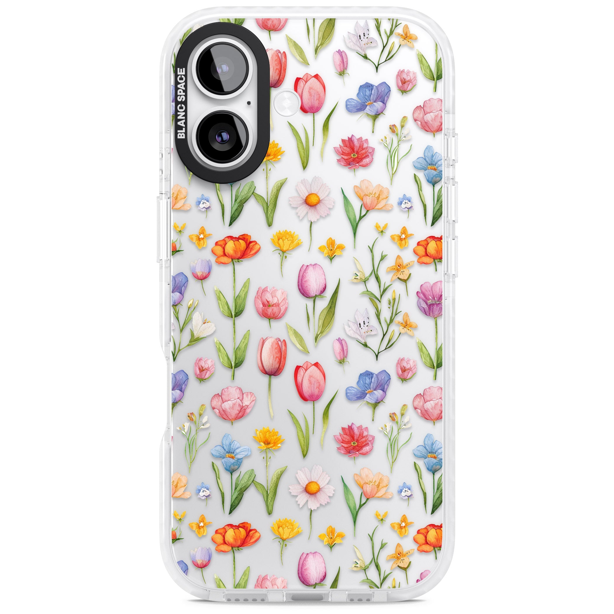 Small Flower Mix iPhone 17 Impact Clear Phone Case