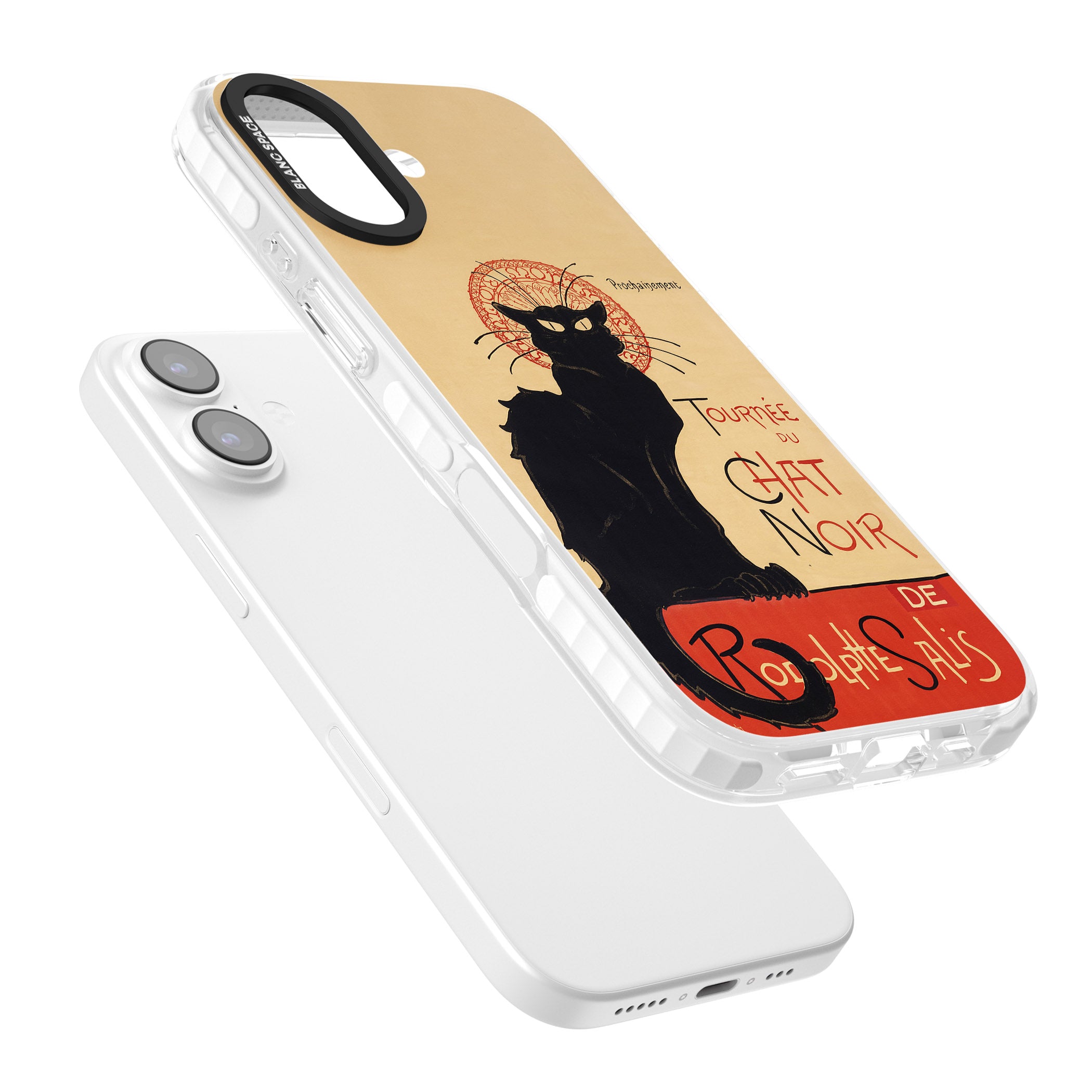 Tournee Du Chat Noir Poster iPhone 17 Impact Clear Phone Case Colours