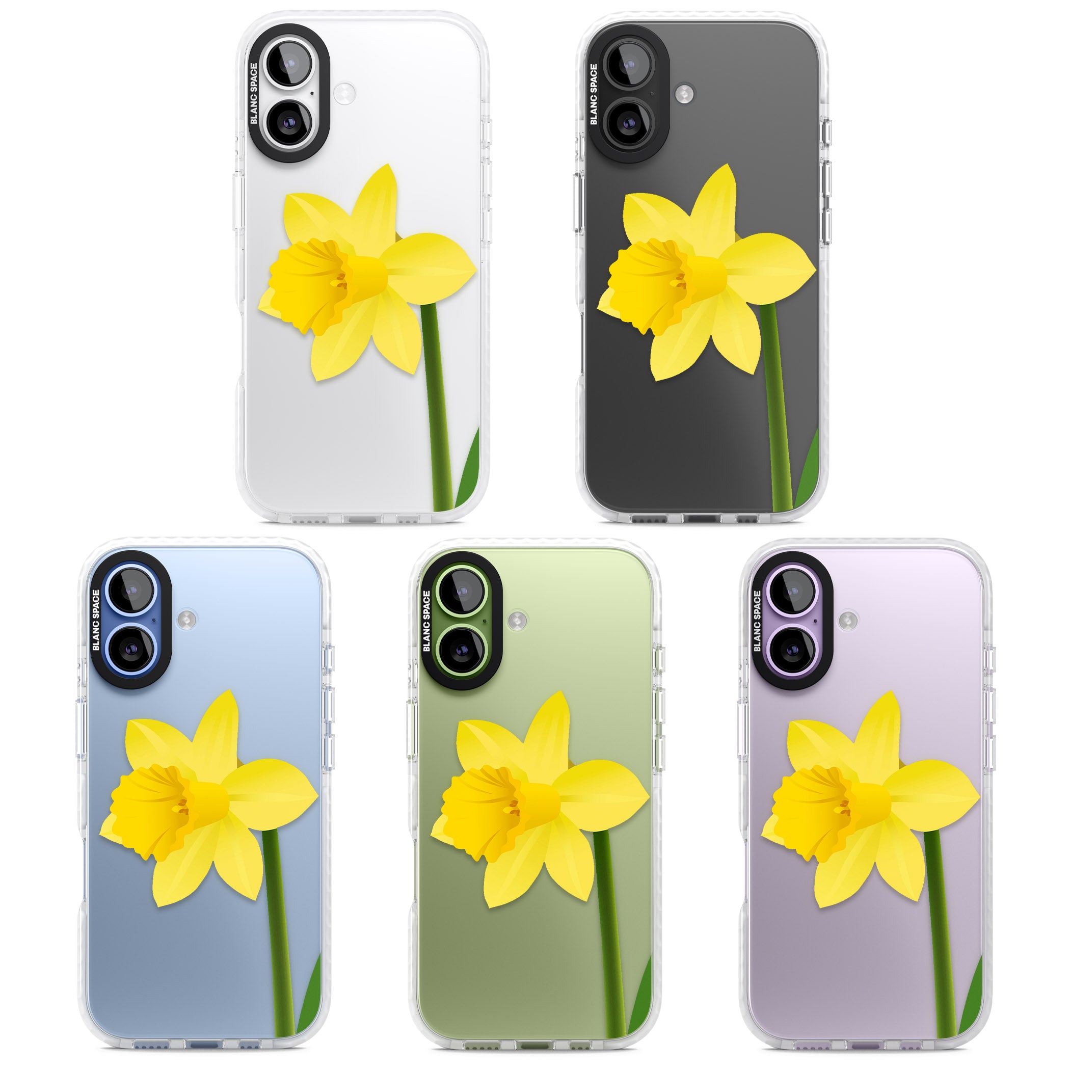 Daffodil iPhone 17 Impact Clear Phone Case APT Impact Protection