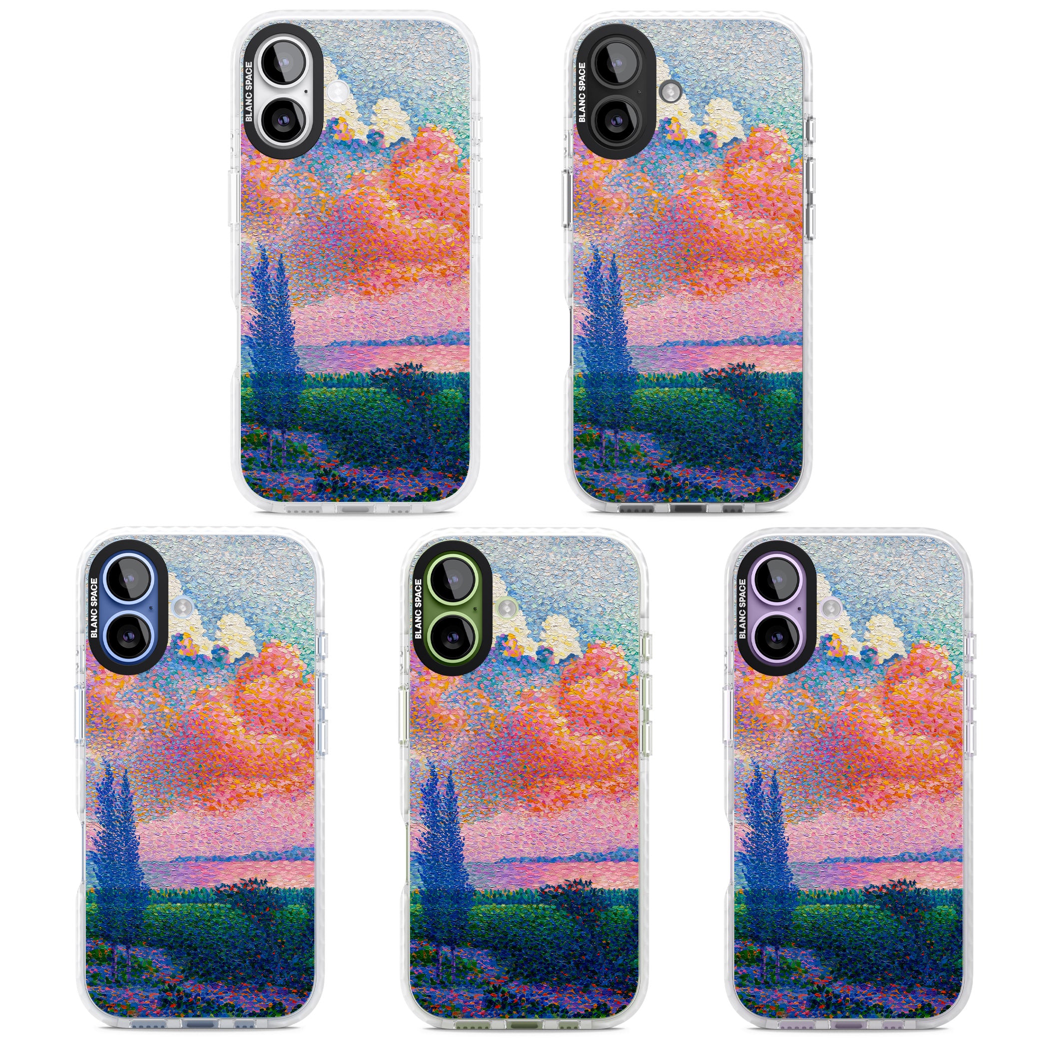 The Pink Cloud iPhone 17 Impact Clear Phone Case APT Impact Protection
