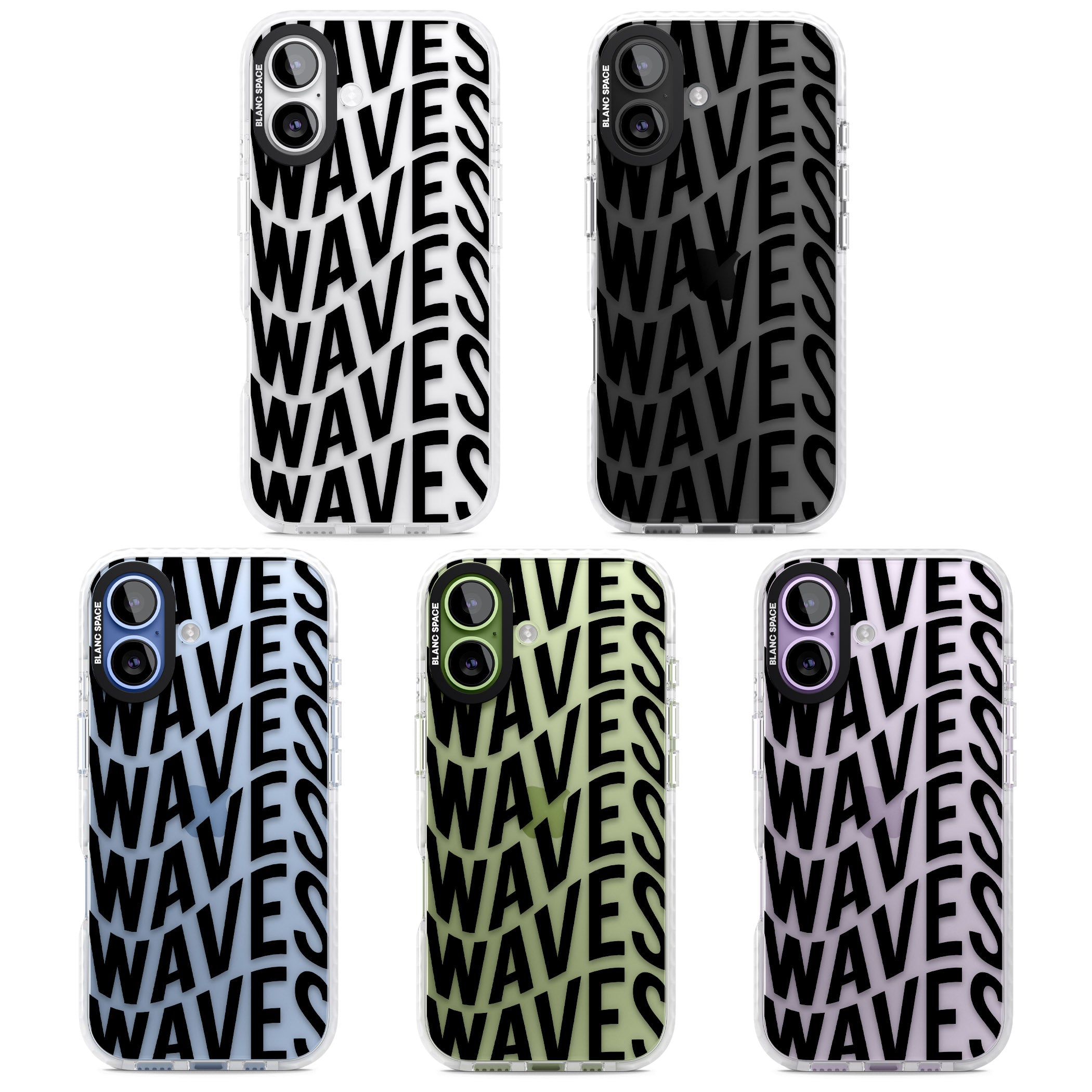 Waves iPhone 17 Impact Clear Phone Case APT Impact Protection