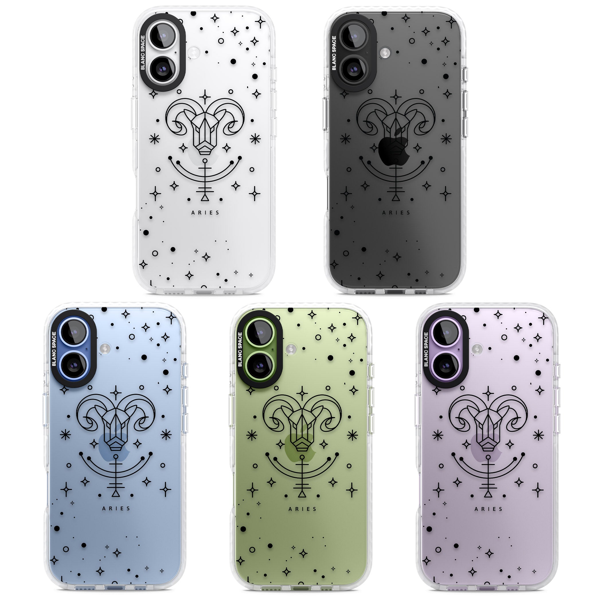 Aries Emblem iPhone 17 Impact Clear Phone Case APT Impact Protection
