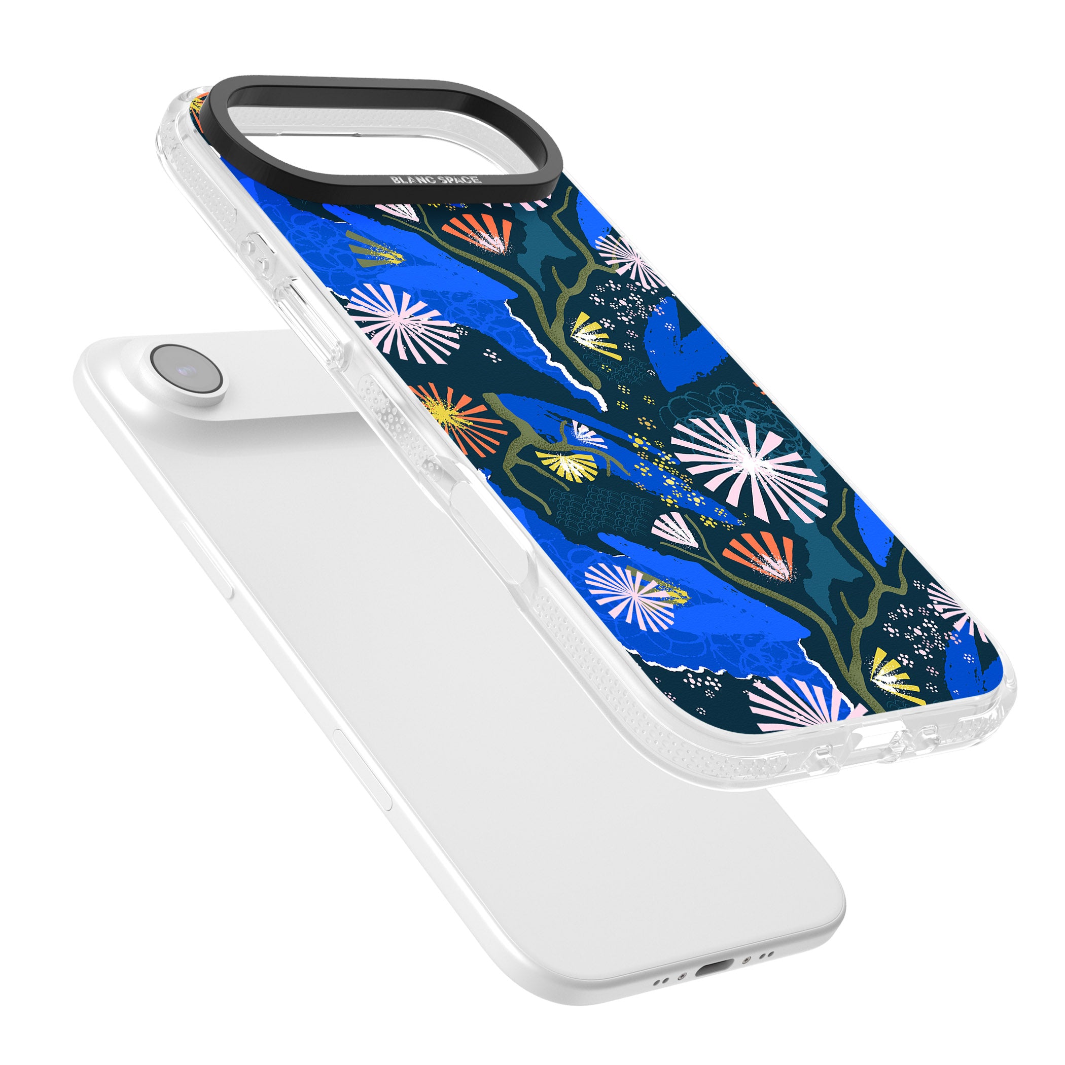 Dark Botanicals Abstract Pattern iPhone 17 Air Impact Air Clear Phone Case Colours