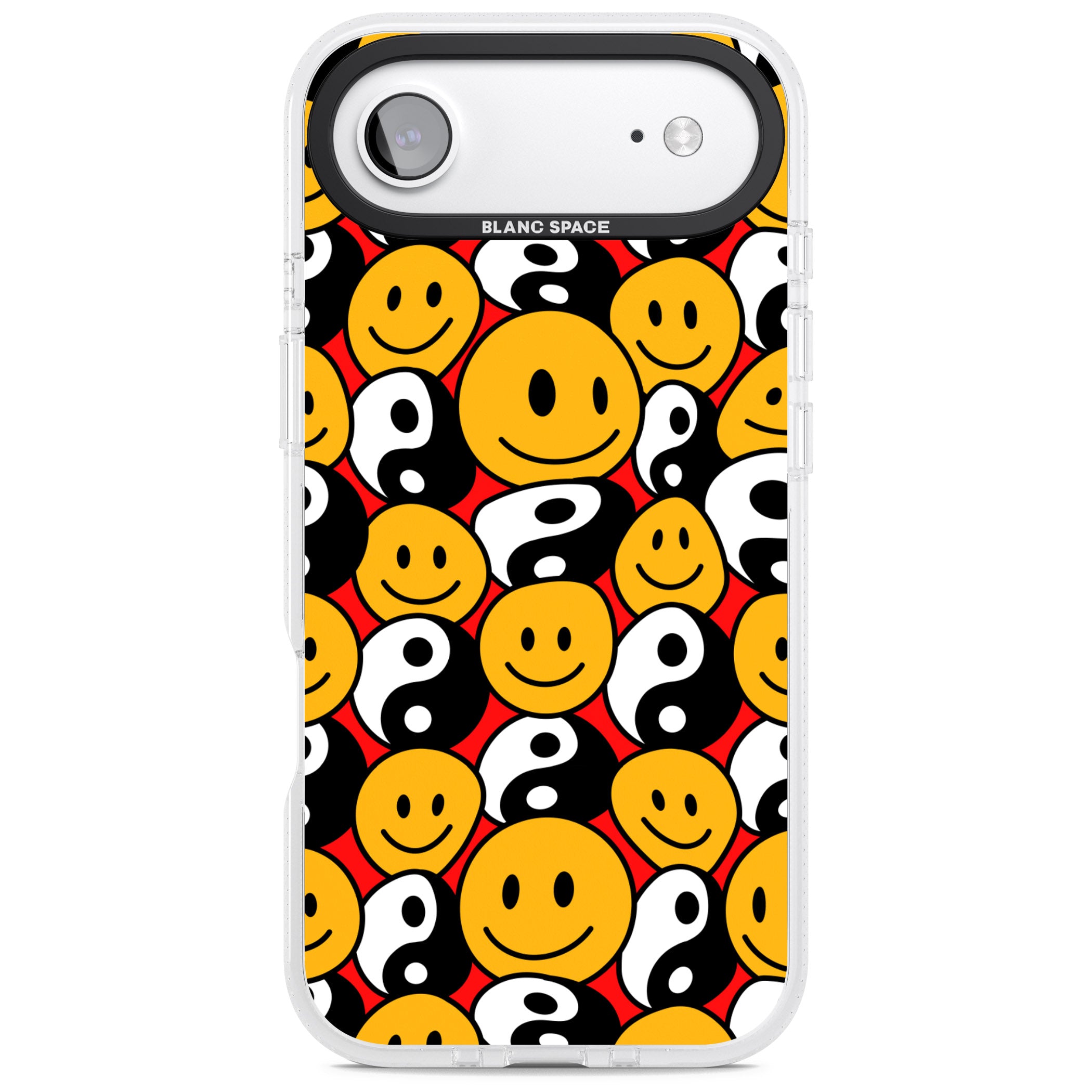 Yin Yang & Faces iPhone 17 Air Impact Air Clear Phone Case