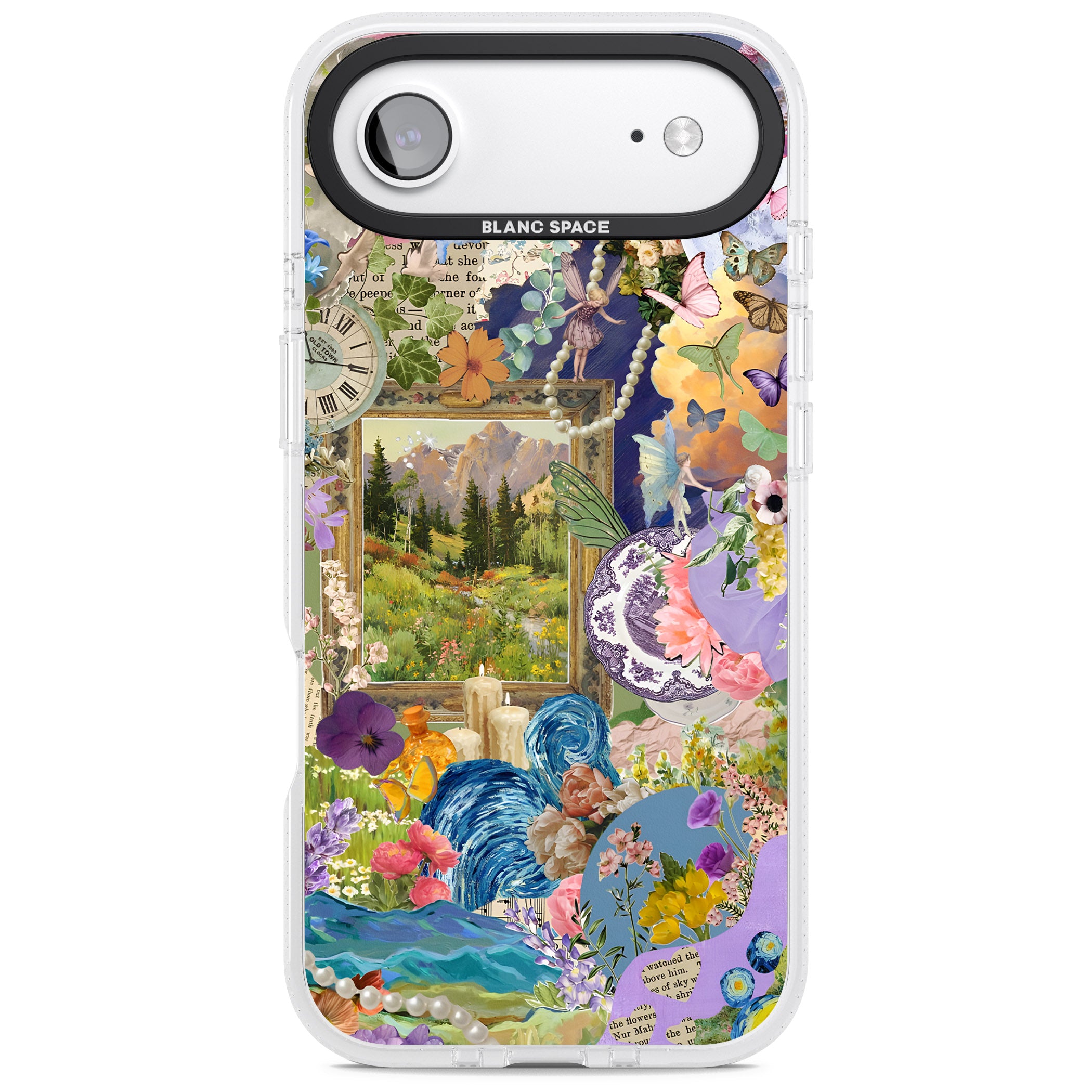 Vibrant Whimsy Collage iPhone 17 Air Impact Air Clear Phone Case