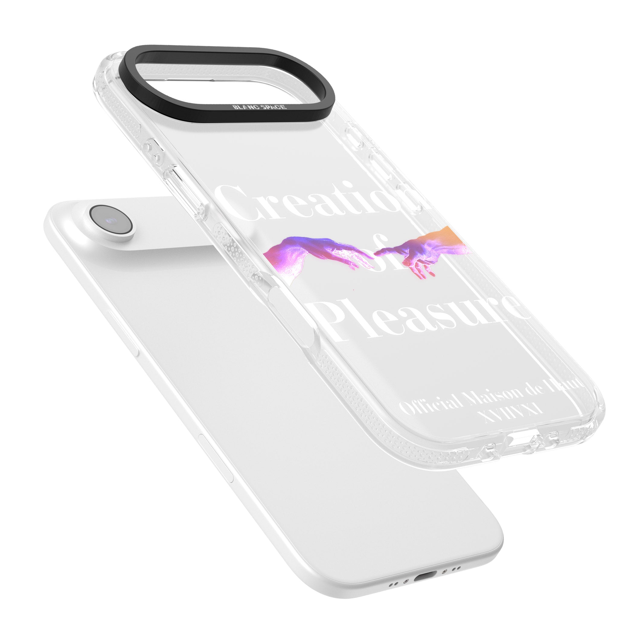 Creation Of Pleasure iPhone 17 Air Impact Air Clear Phone Case Colours