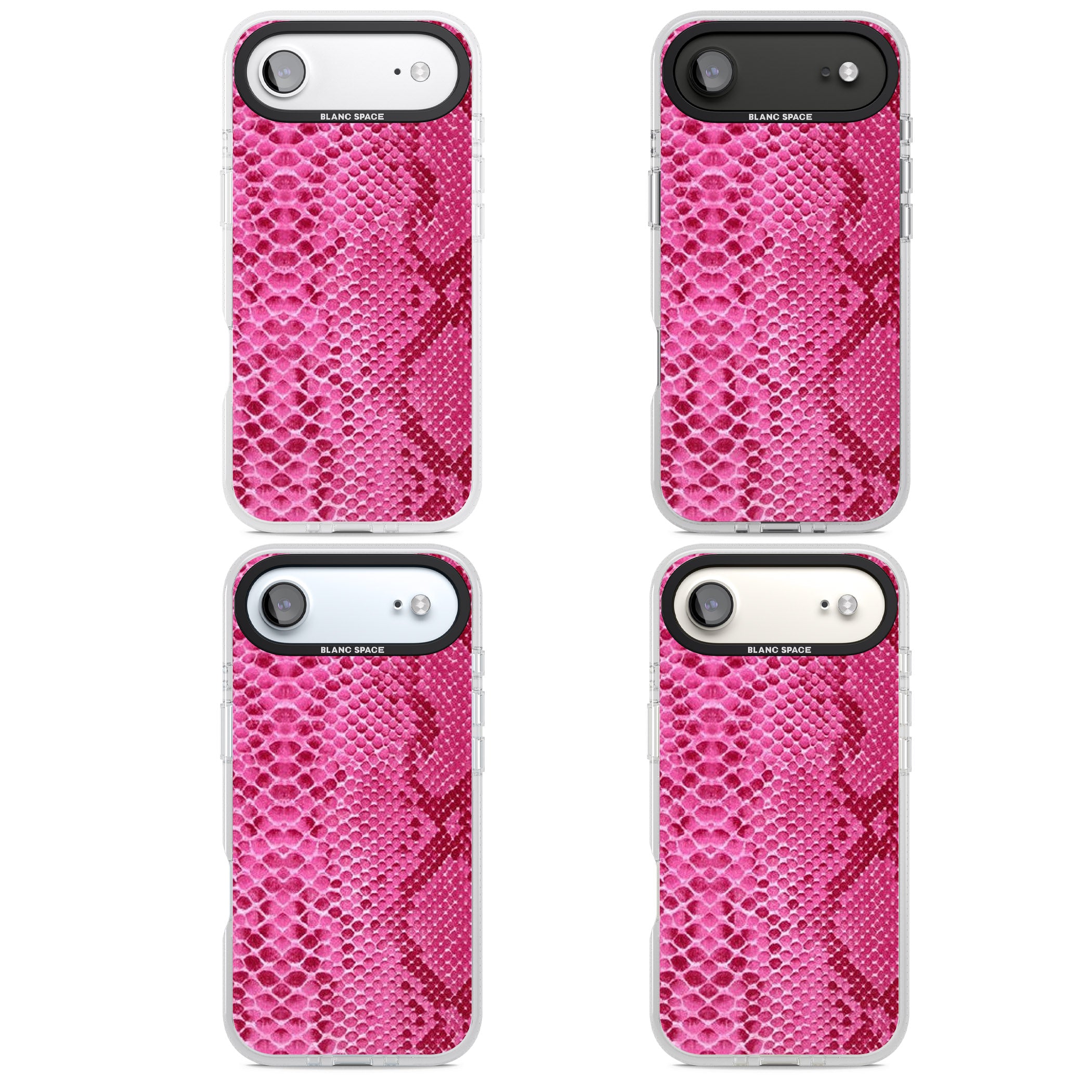 Pink Snakeskin iPhone 17 Air Impact Air Clear Phone Case APT Impact Protection