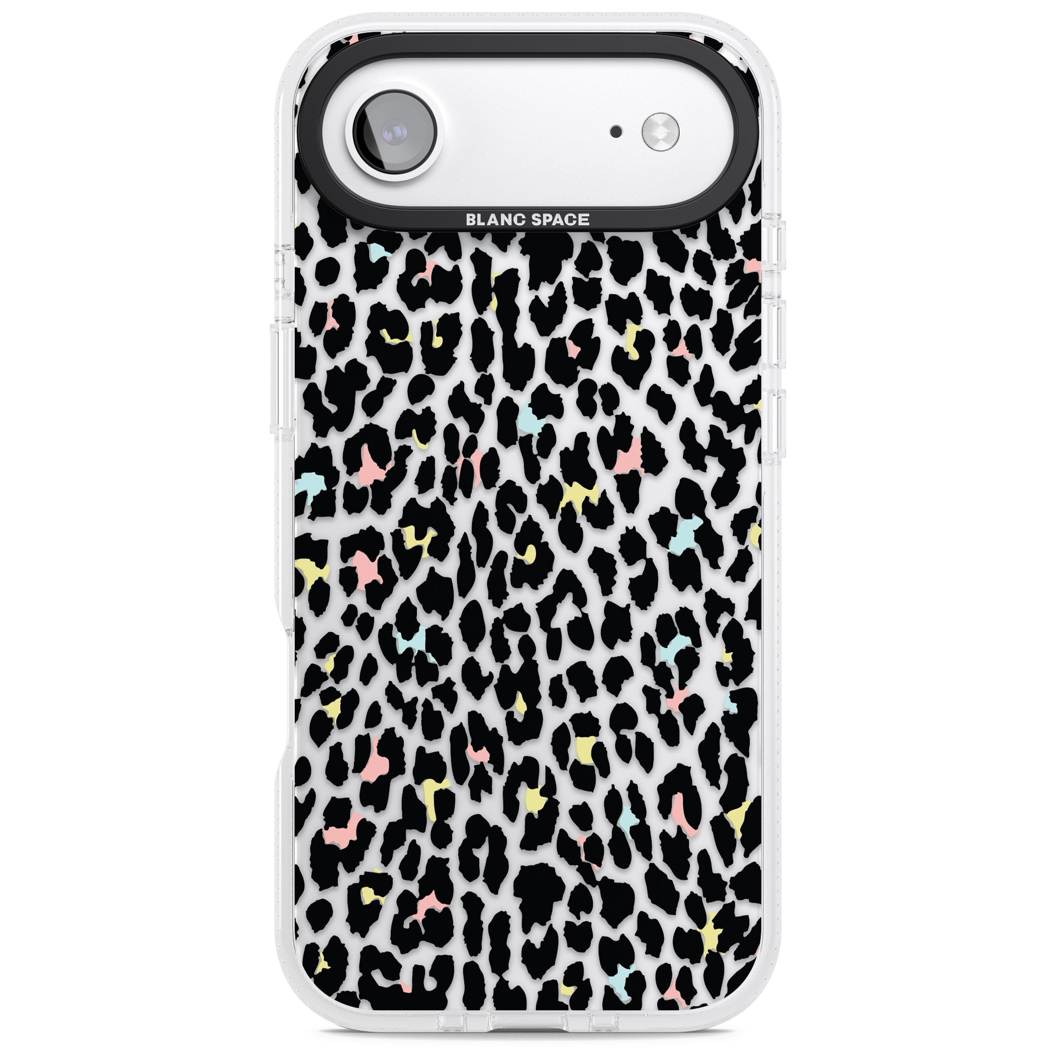 Pastel Leopard Print iPhone 17 Air Impact Air Clear Phone Case