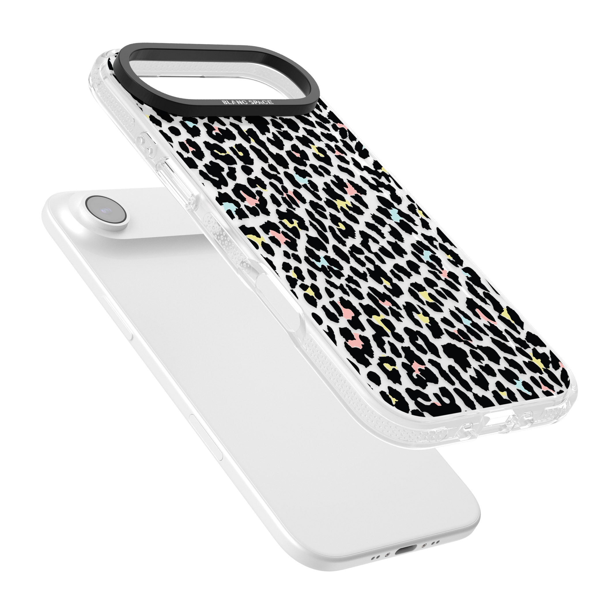 Pastel Leopard Print iPhone 17 Air Impact Air Clear Phone Case Colours