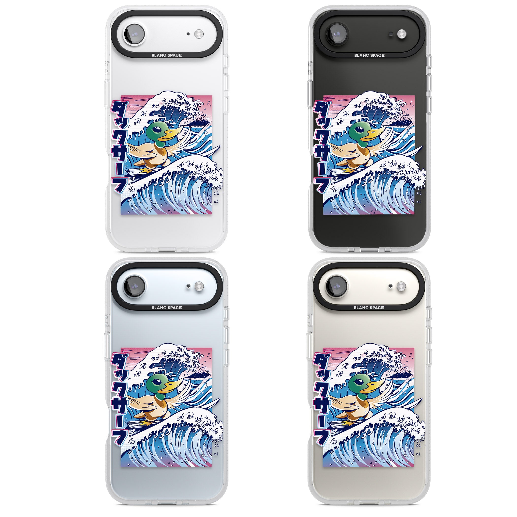 Duck Surf iPhone 17 Air Impact Air Clear Phone Case APT Impact Protection