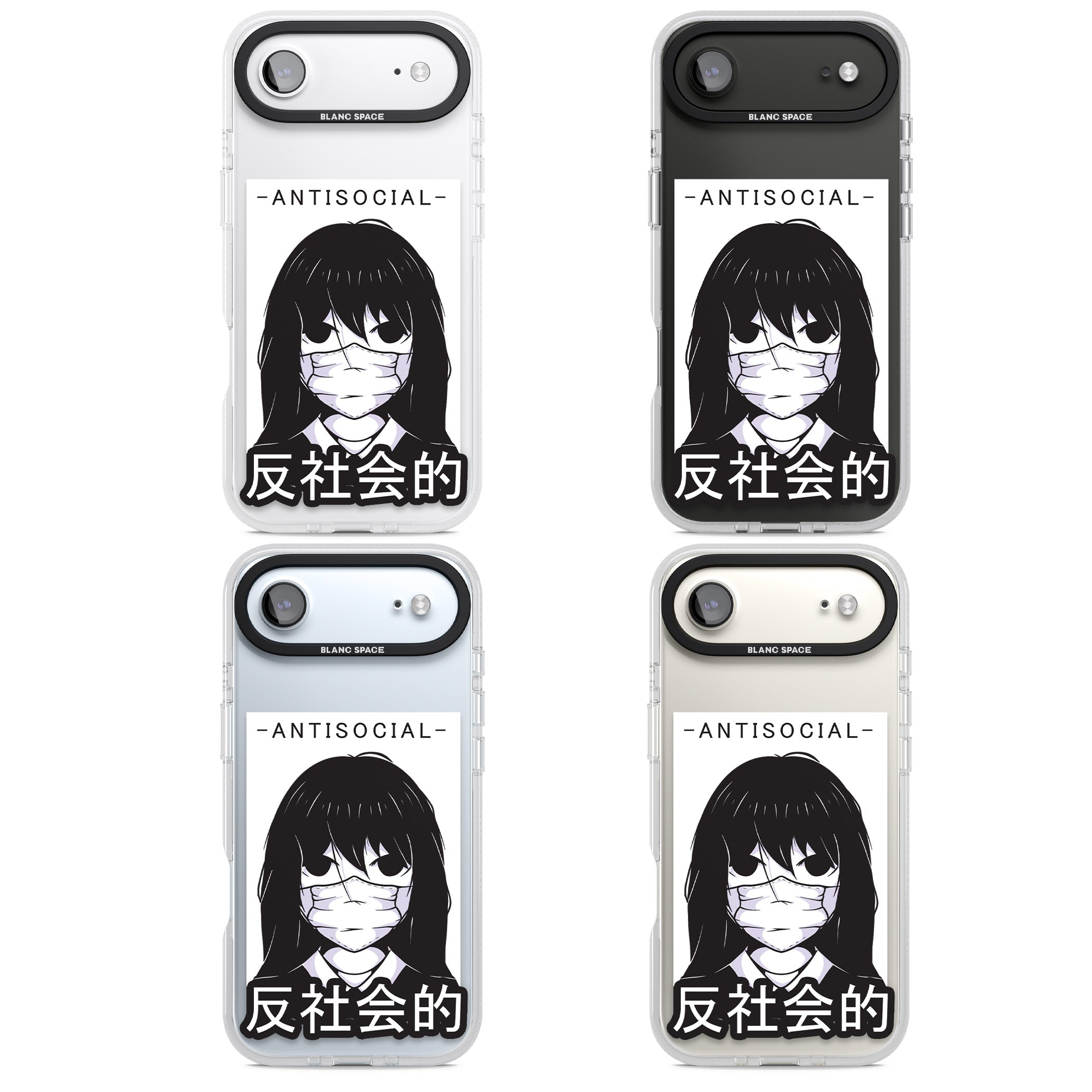 Anti Social iPhone 17 Air Impact Air Clear Phone Case APT Impact Protection