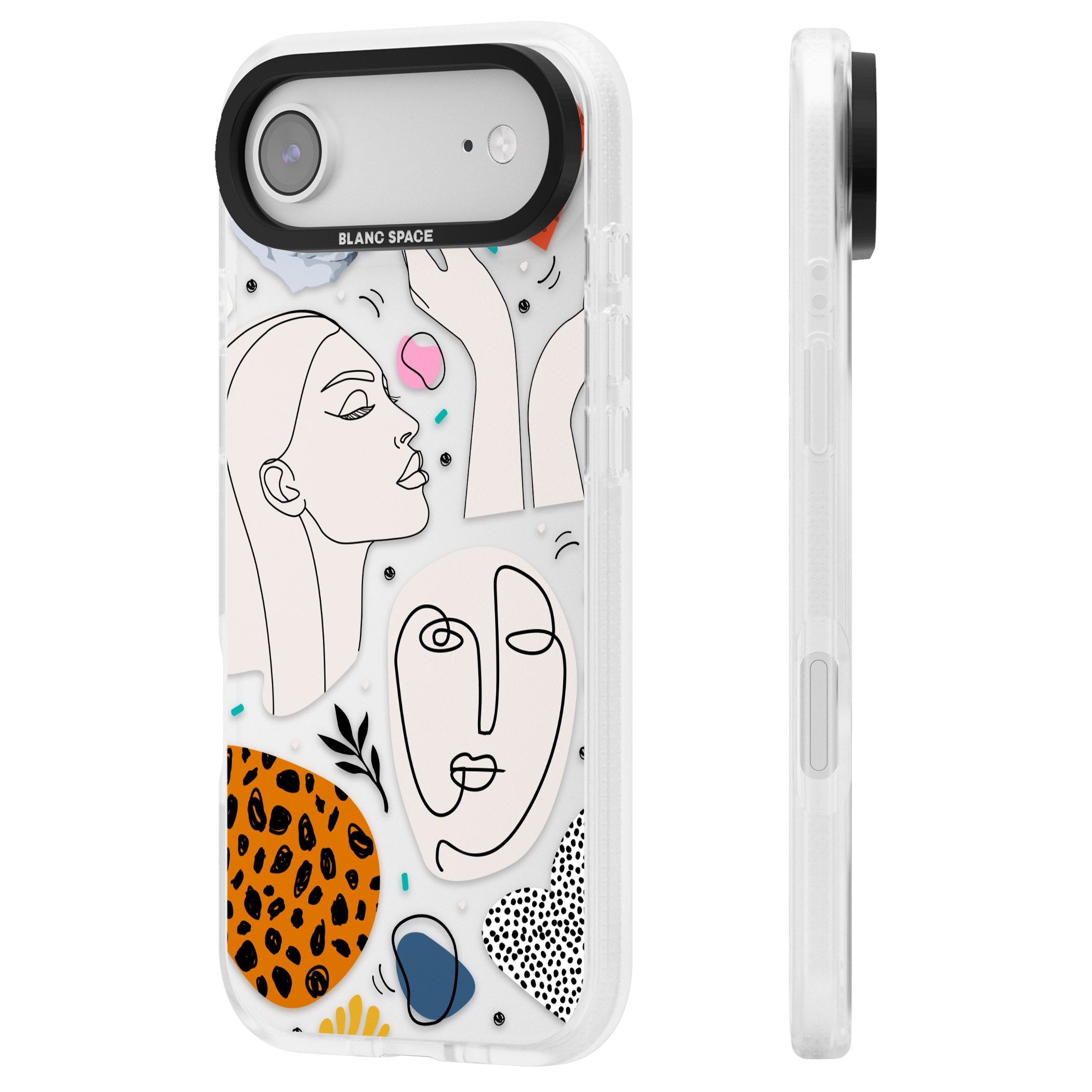 Artistic Expression Scrapbook iPhone 17 Air Impact Air Clear Phone Case Side Profile