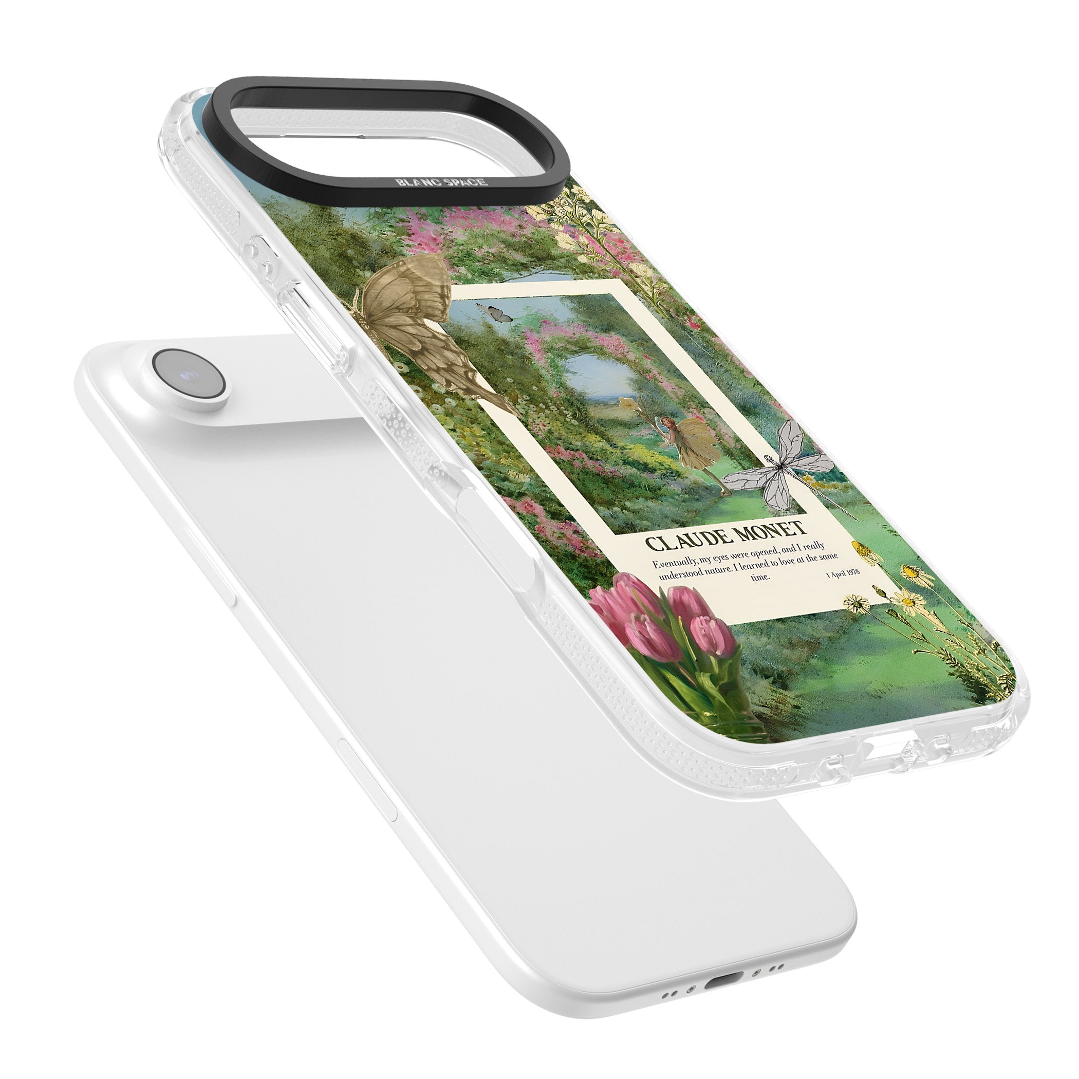 Monet Fairy Garden iPhone 17 Air Impact Air Clear Phone Case Colours