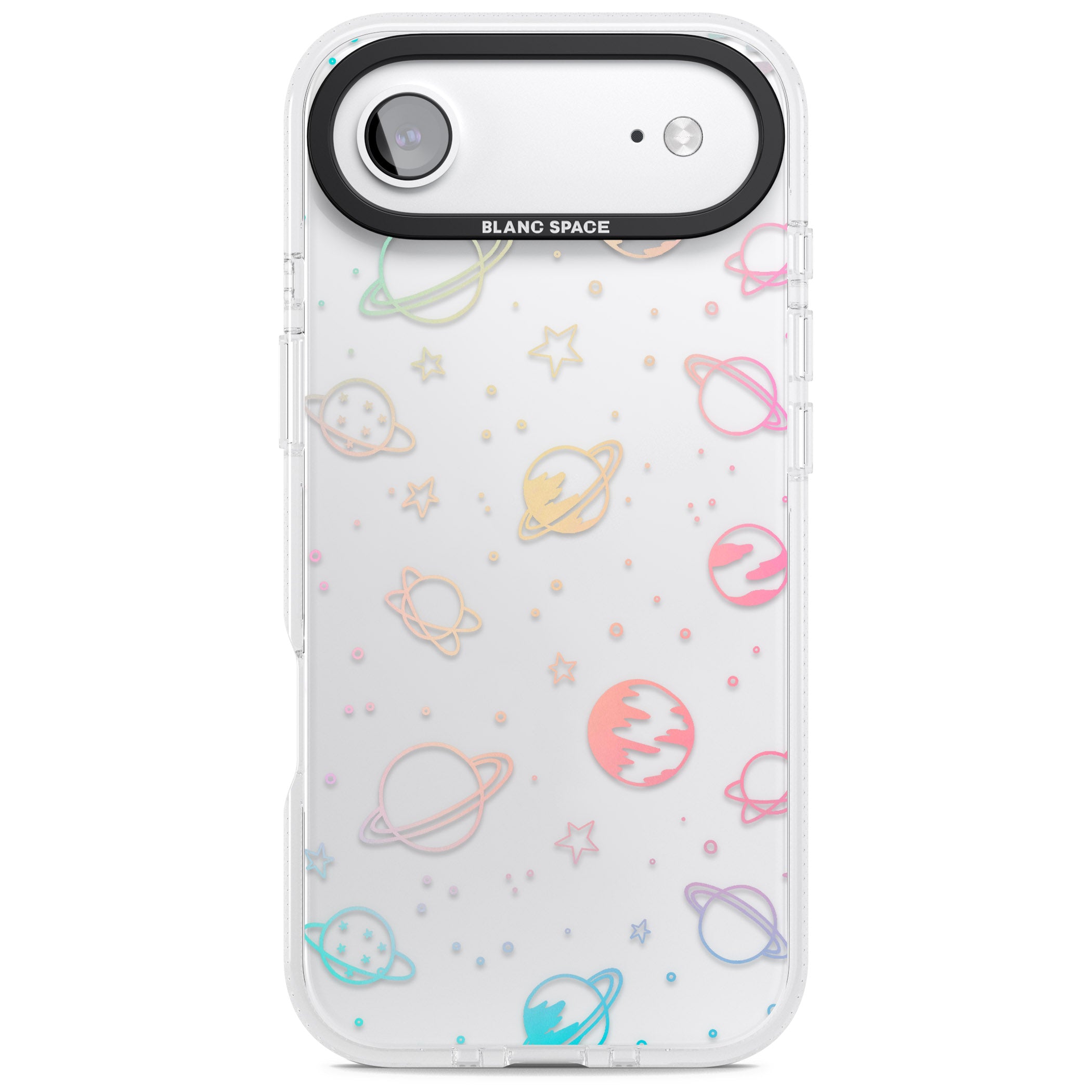 Pastel Space Universe iPhone 17 Air Impact Air Clear Phone Case