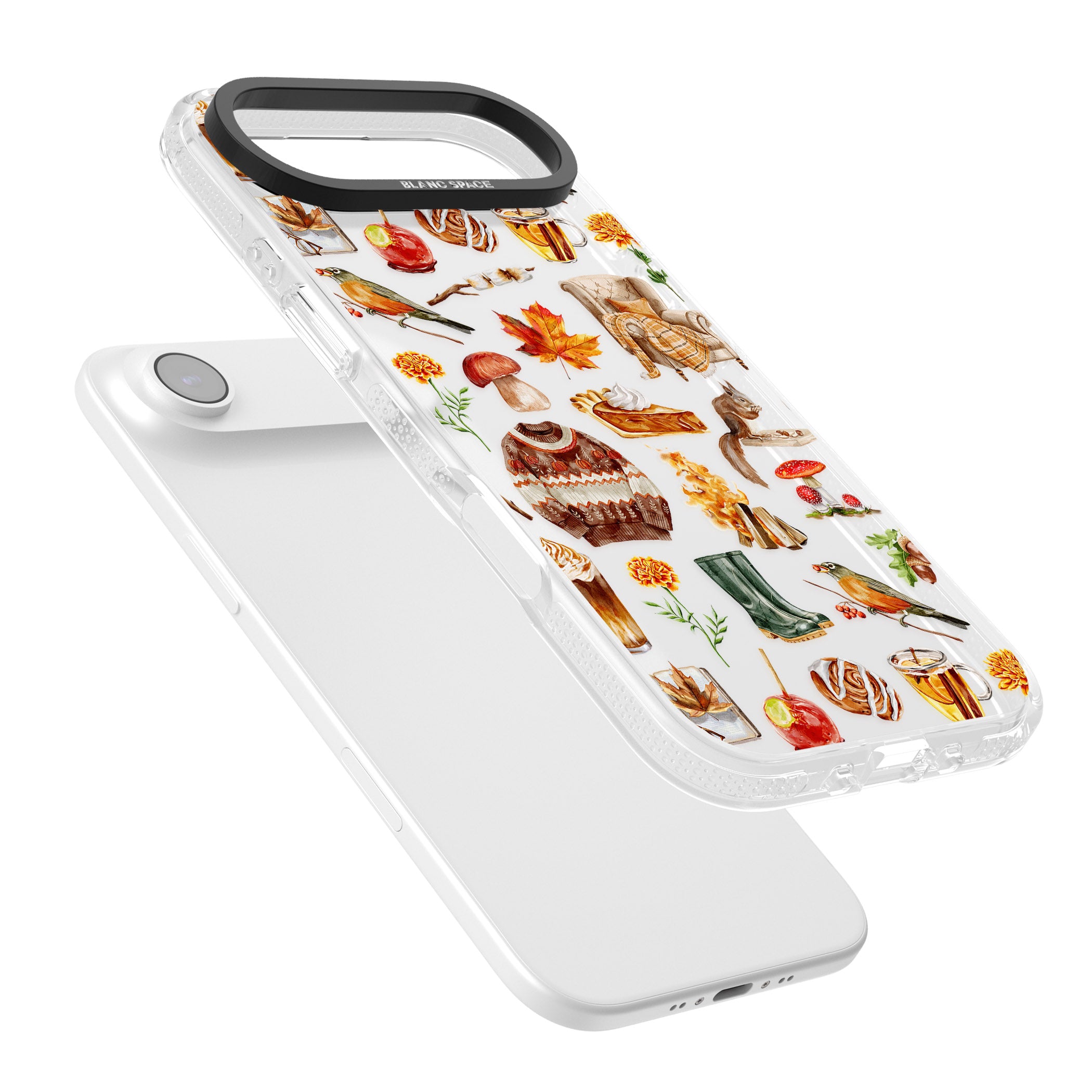 Cozy Autumn Aesthetic iPhone 17 Air Impact Air Clear Phone Case Colours