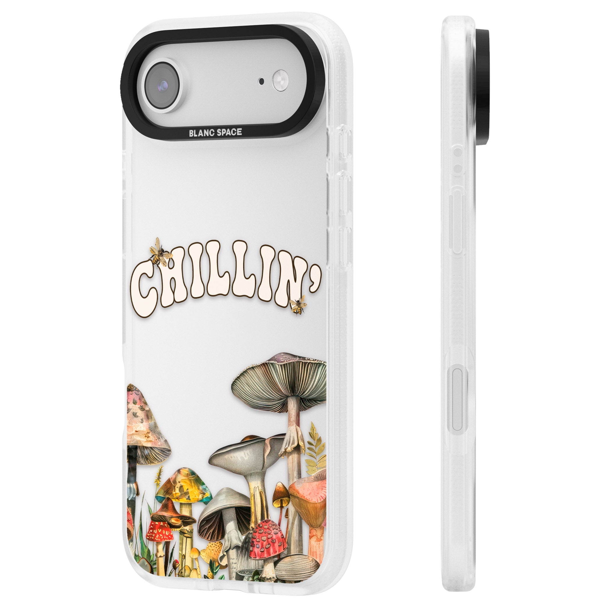 Chillin iPhone 17 Air Impact Air Clear Phone Case Side Profile