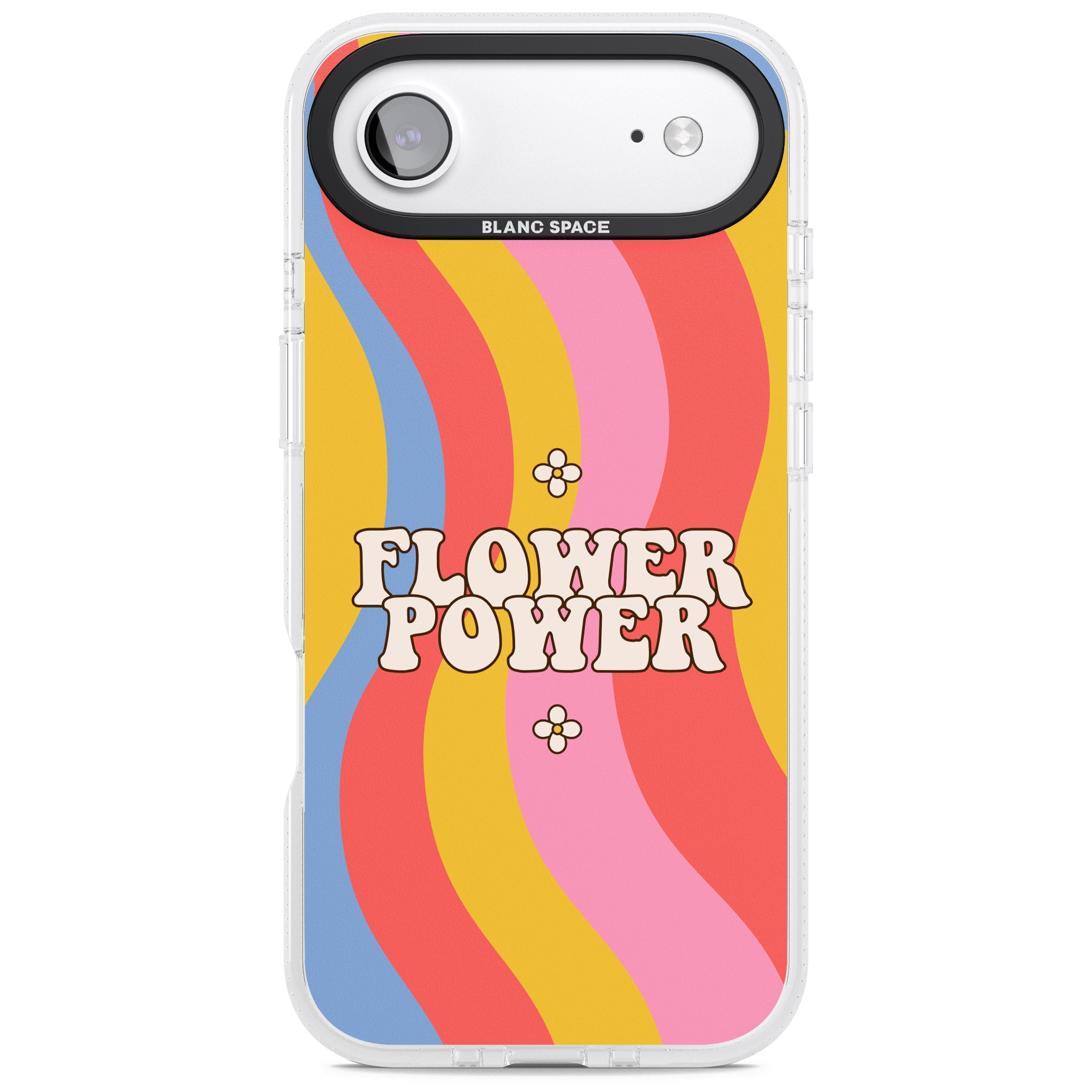Melting Flower Power iPhone 17 Air Impact Air Clear Phone Case