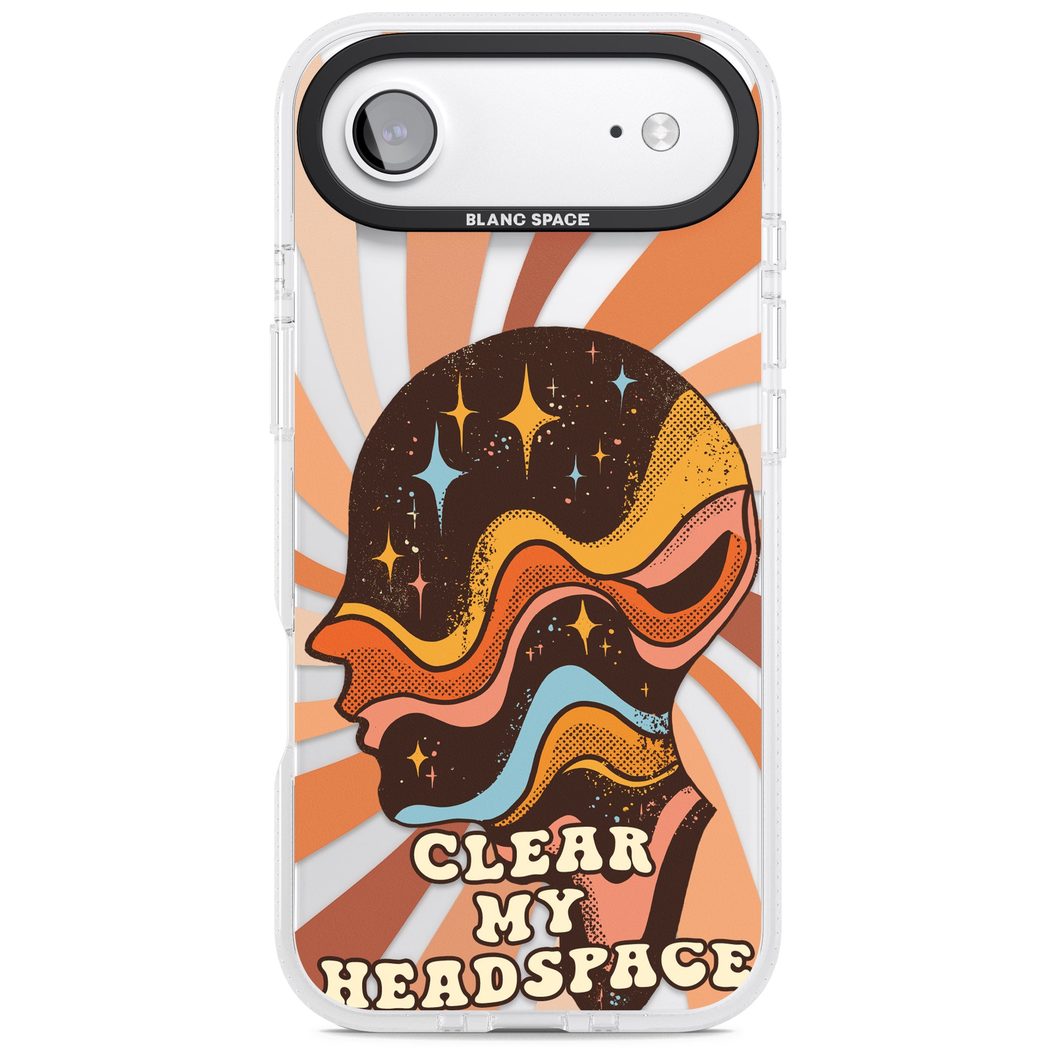Clear My Headspace iPhone 17 Air Impact Air Clear Phone Case