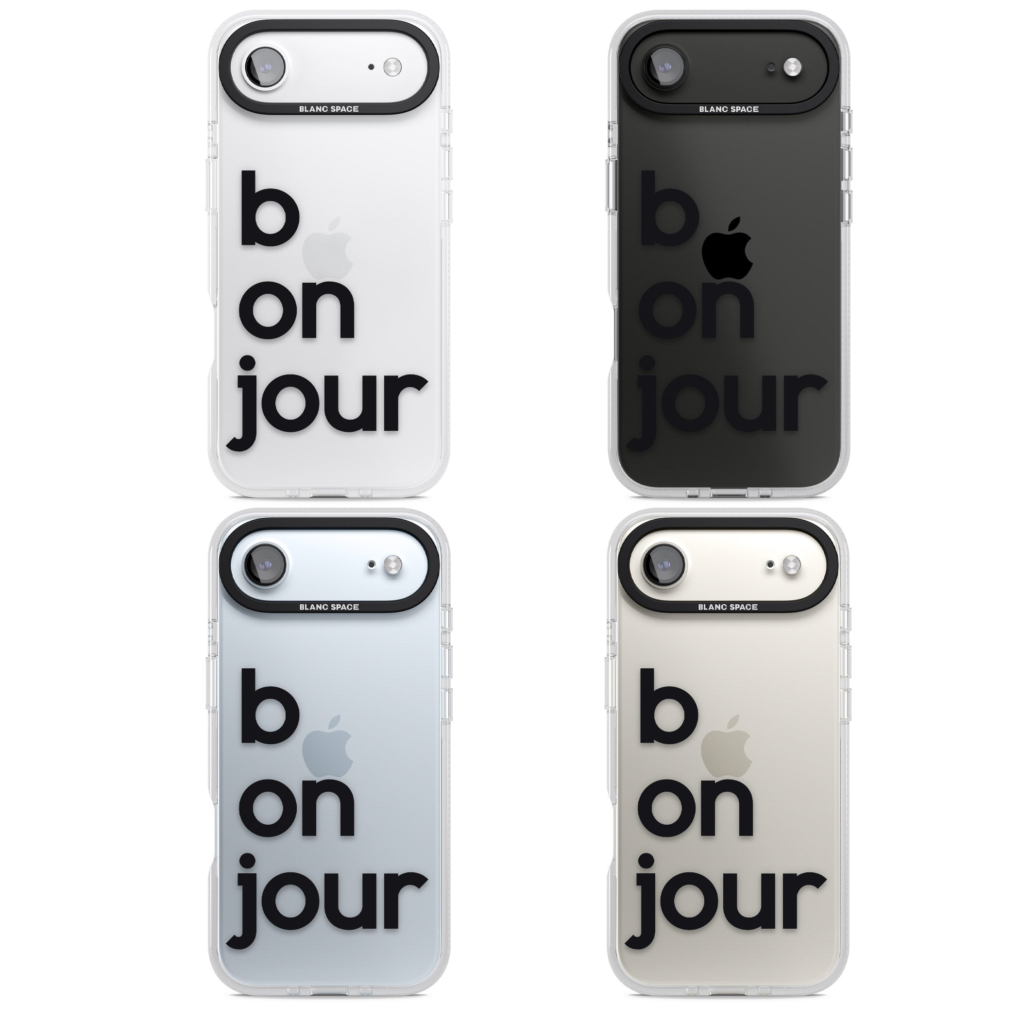Bonjour iPhone 17 Air Impact Air Clear Phone Case APT Impact Protection
