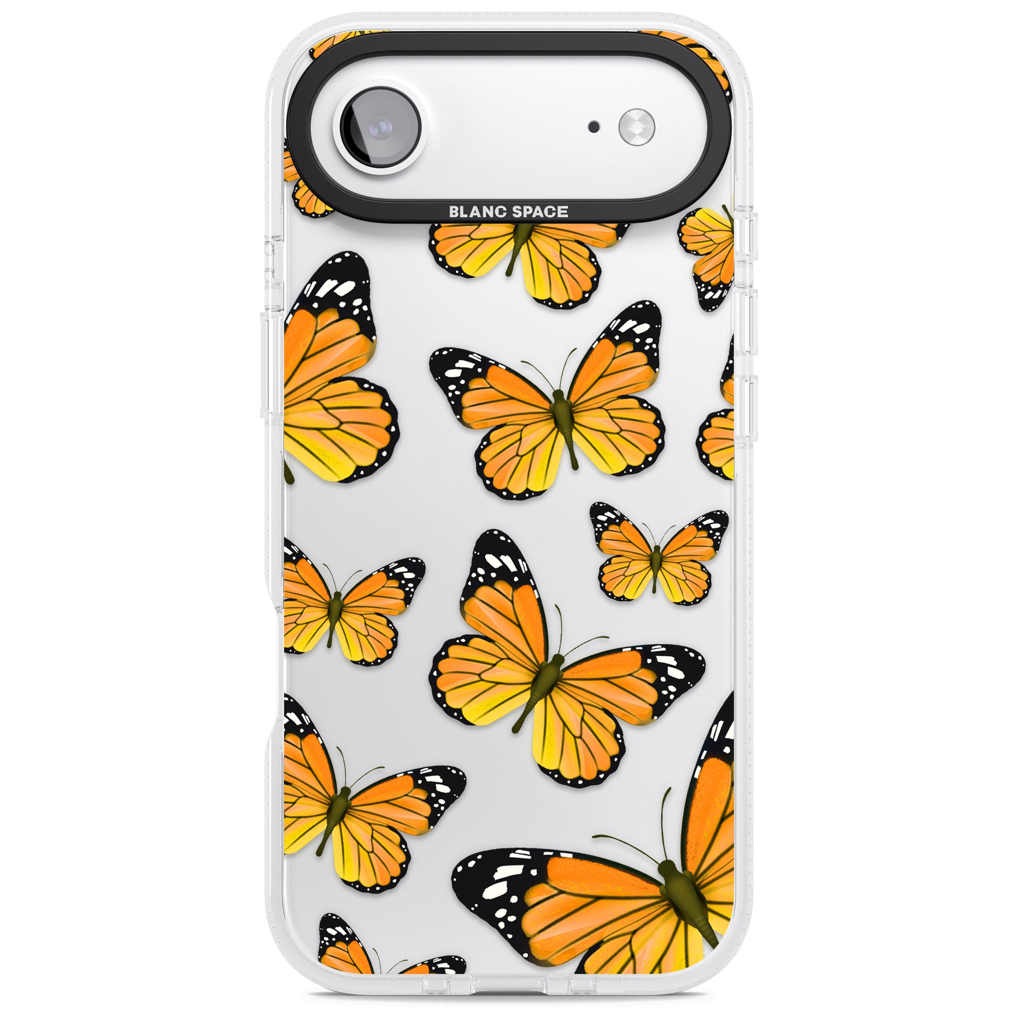 Sun Yellow Butterflies iPhone 17 Air Impact Air Clear Phone Case