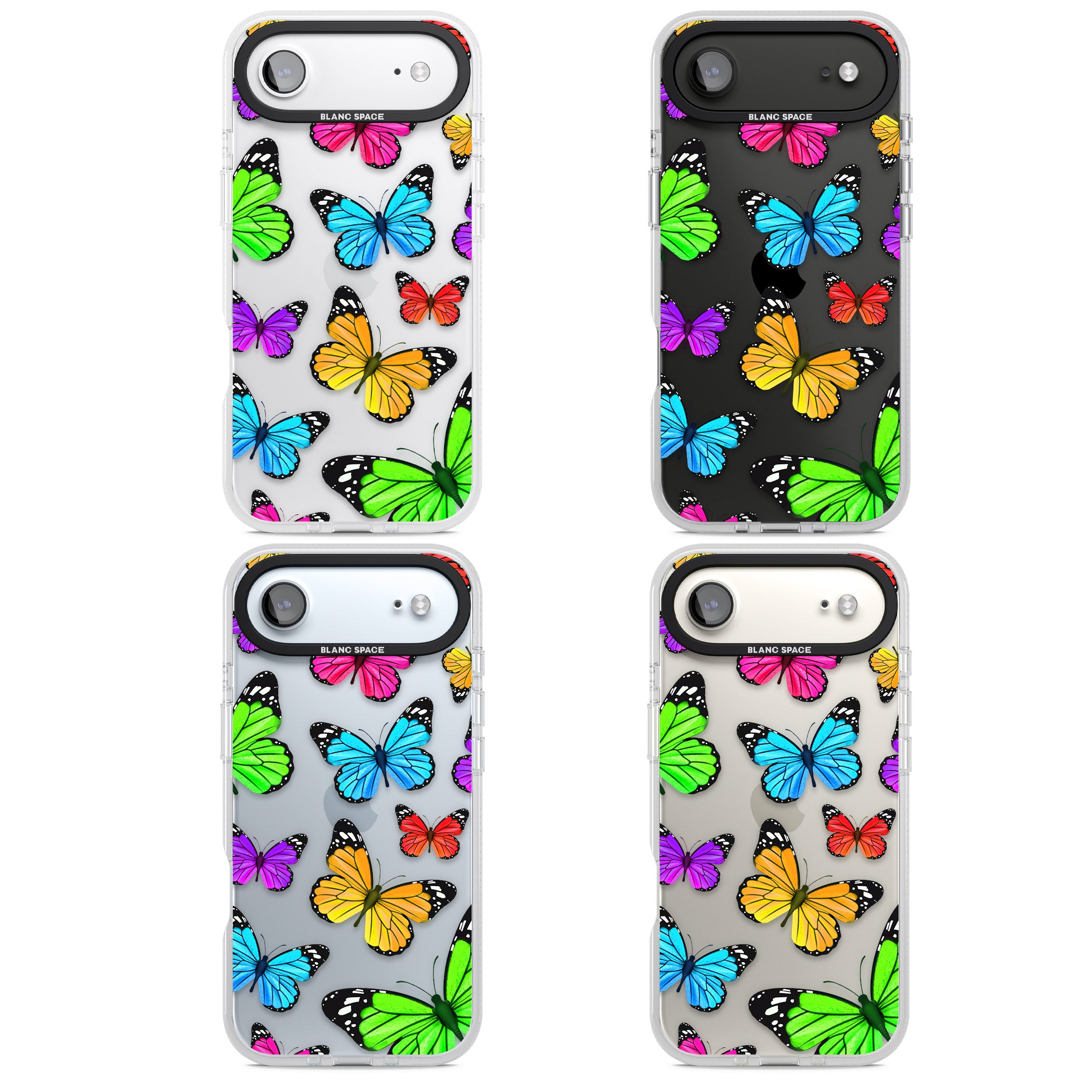 Vibrant Butterflies iPhone 17 Air Impact Air Clear Phone Case APT Impact Protection