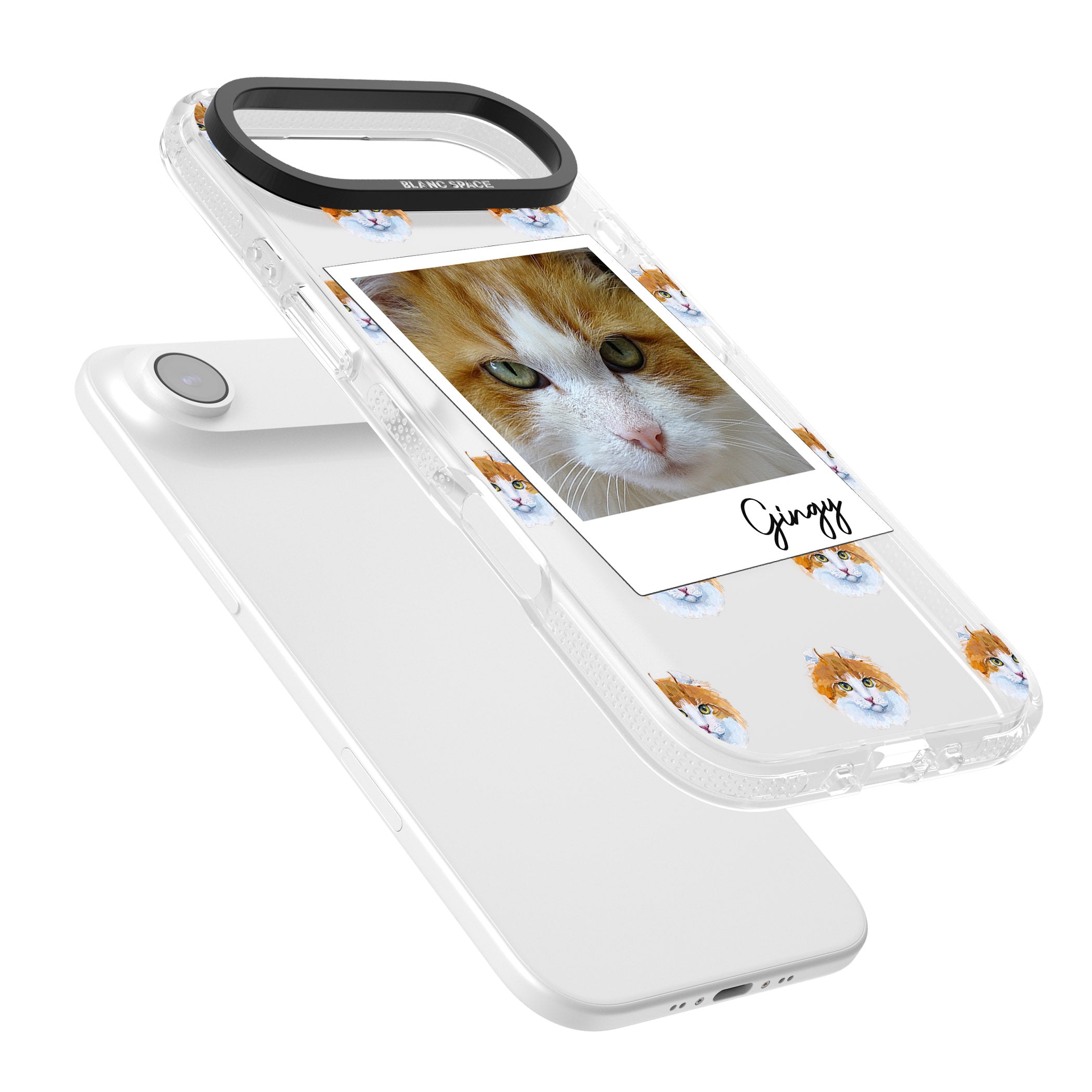 Personalised American Curl Photo iPhone 17 Air Impact Air Clear Phone Case Colours