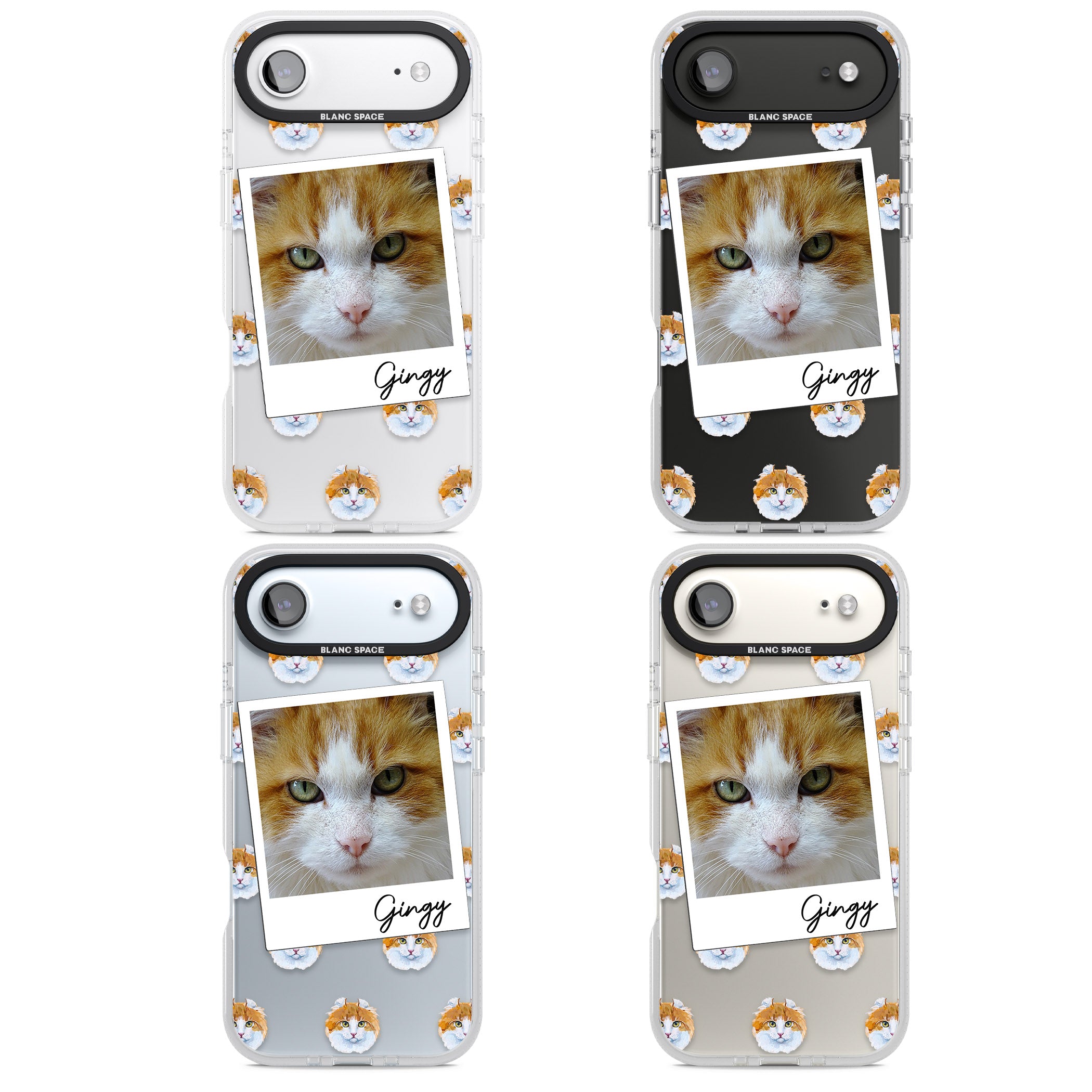 Personalised American Curl Photo iPhone 17 Air Impact Air Clear Phone Case APT Impact Protection