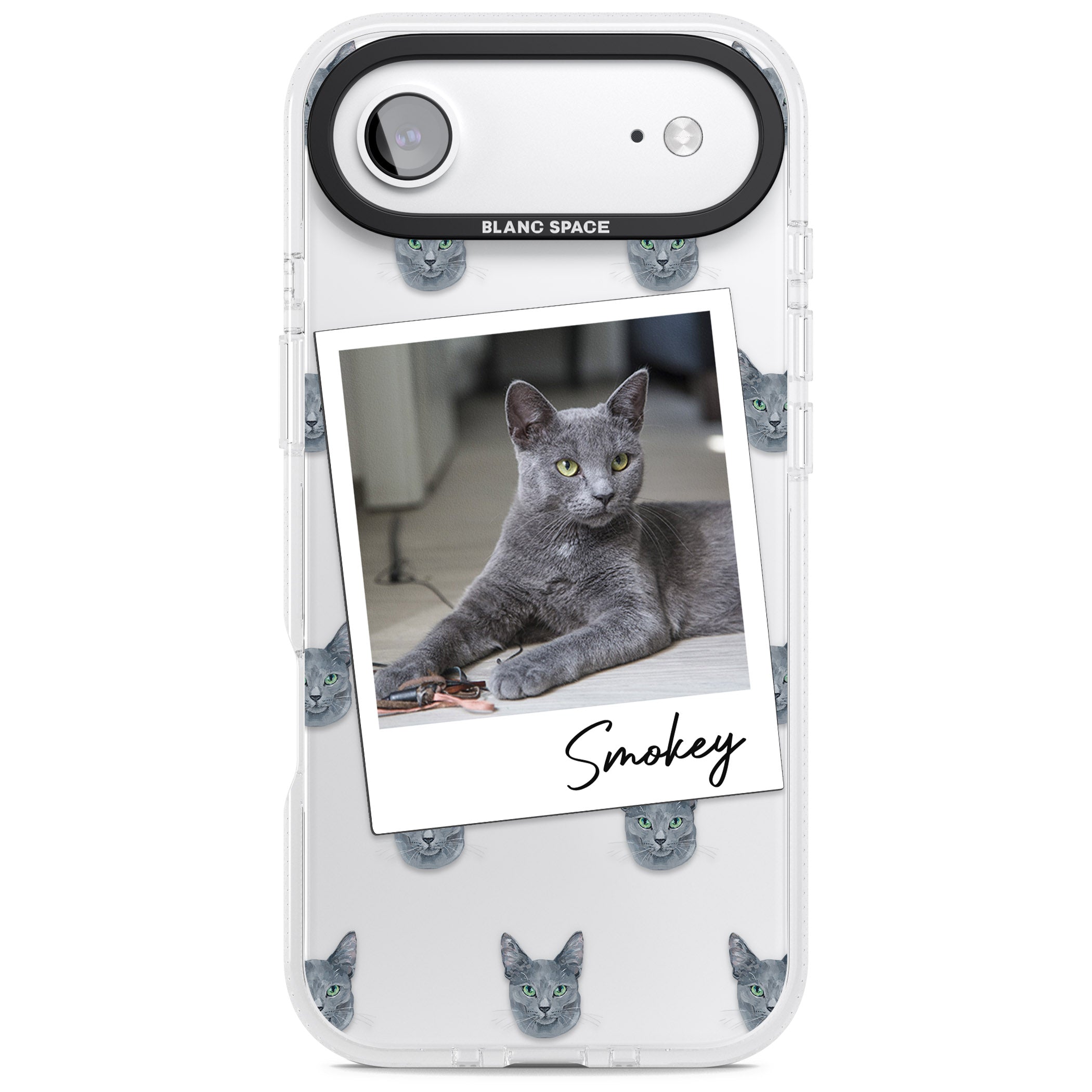 Personalised Korat Cat Photo iPhone 17 Air Impact Air Clear Phone Case