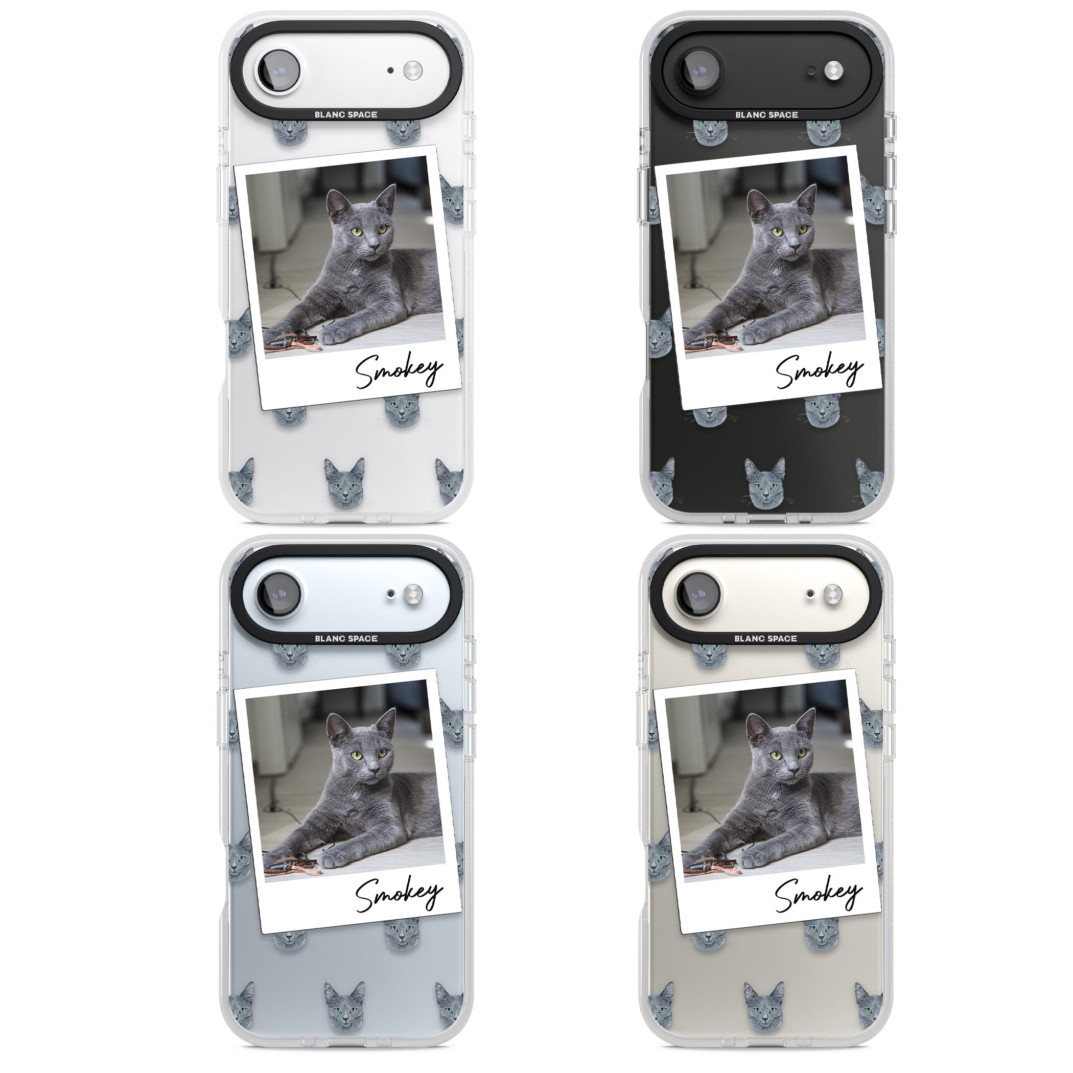 Personalised Korat Cat Photo iPhone 17 Air Impact Air Clear Phone Case APT Impact Protection