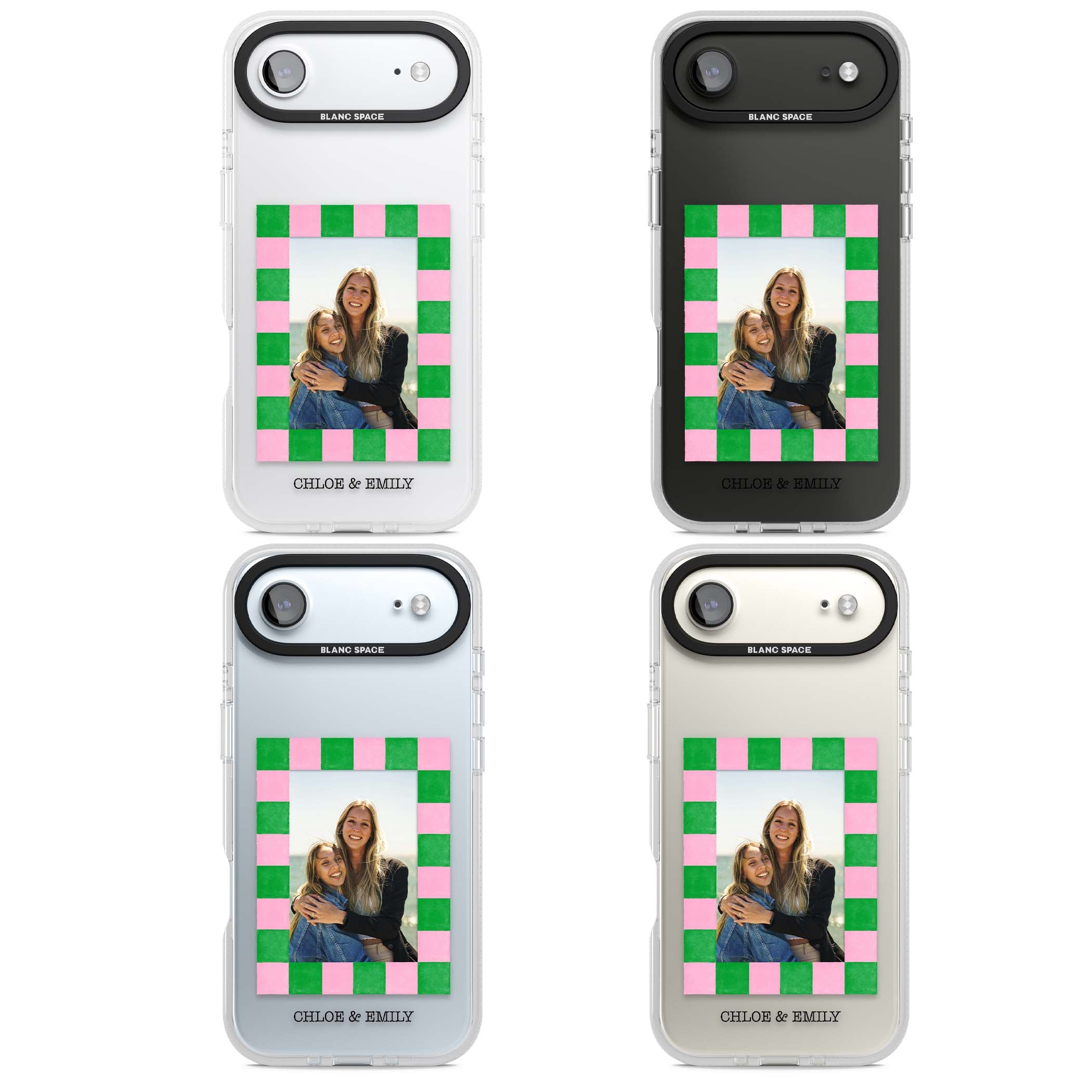 Riviera Check Photo cute iPhone case | Clear Case Impact Air case for iPhone Air