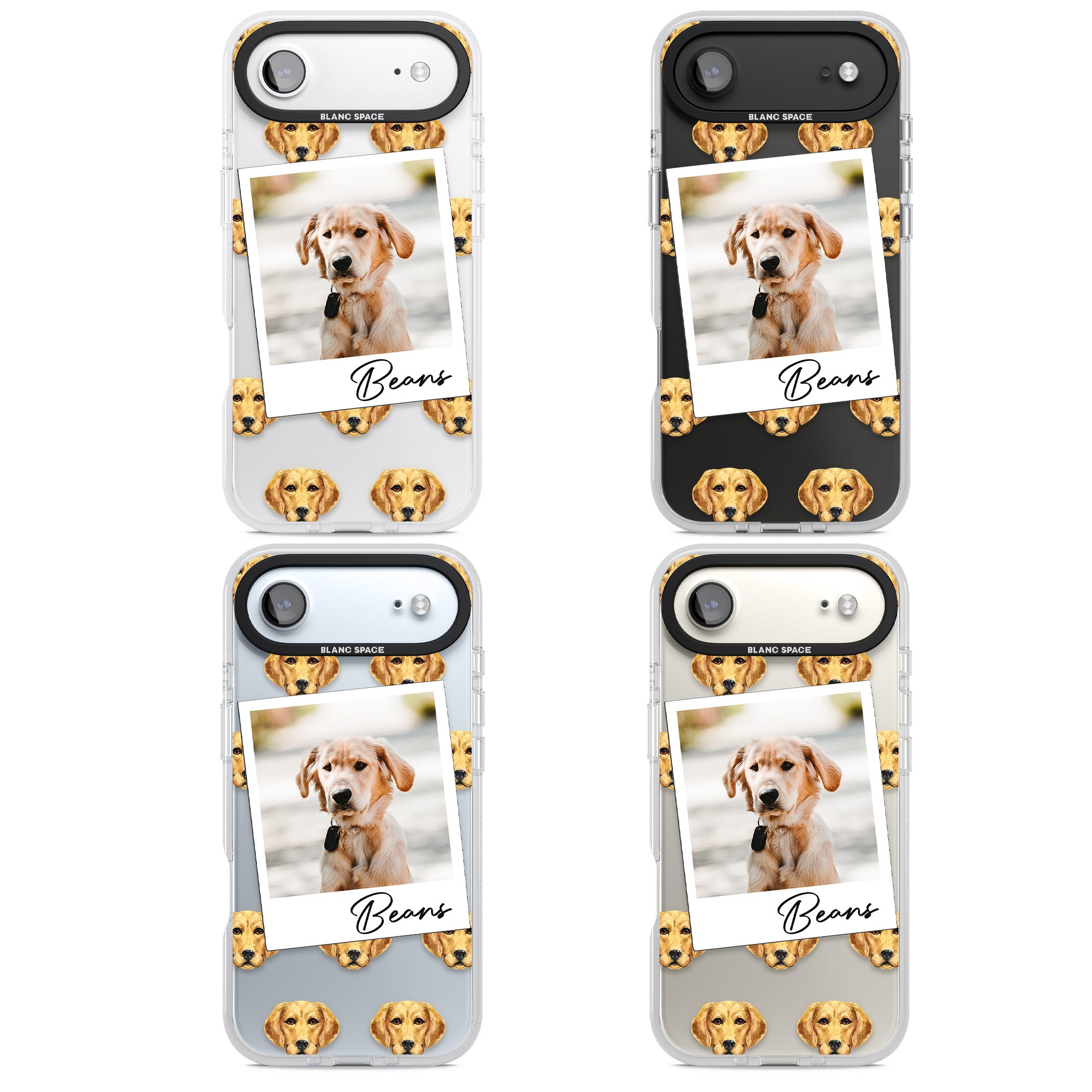 Personalised Labrador Instant Camera Photo iPhone 17 Air Impact Air Clear Phone Case APT Impact Protection