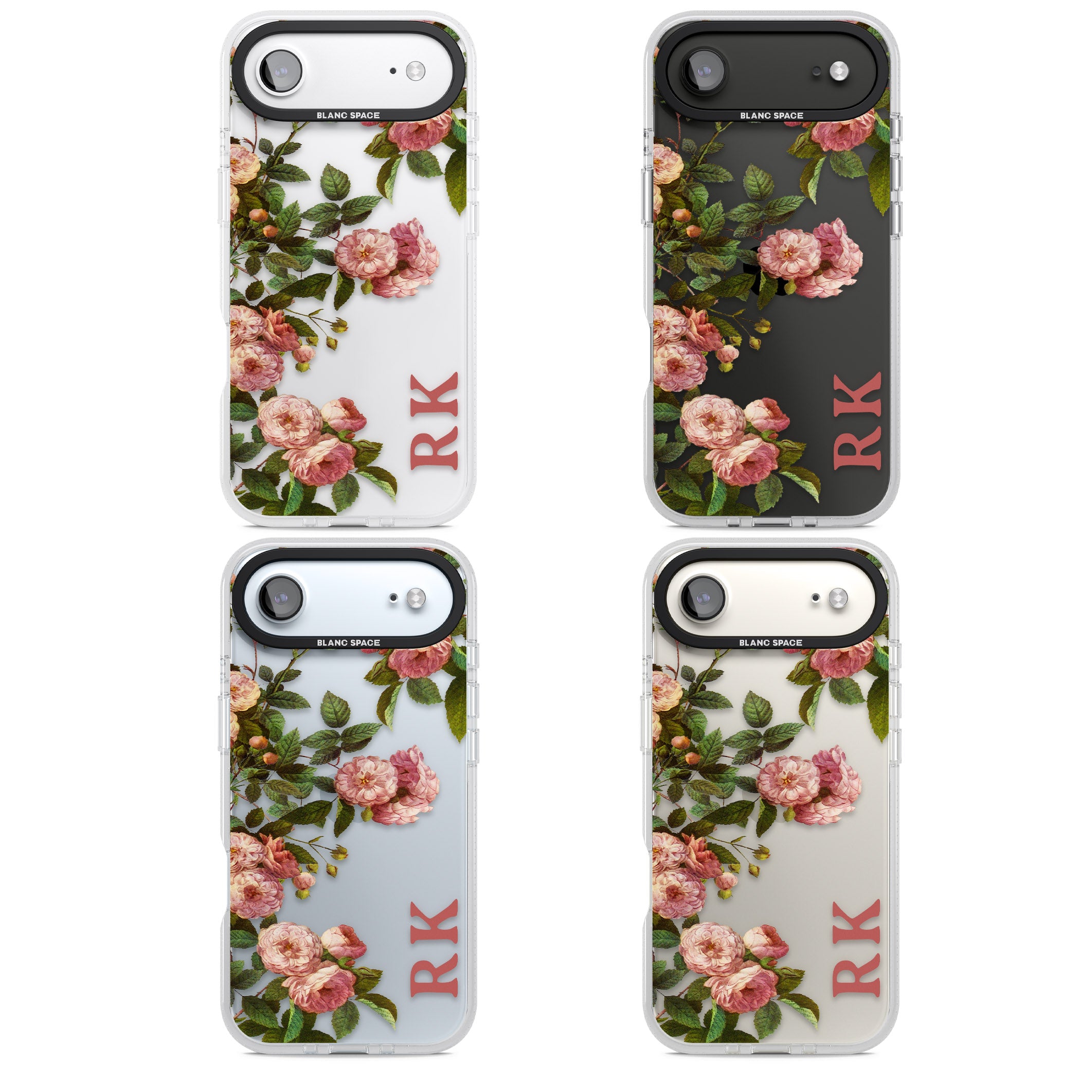 Personalised Vintage Floral Garden iPhone 17 Air Impact Air Clear Phone Case APT Impact Protection